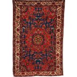 Old Persian handknotted carpet 200x131 cm