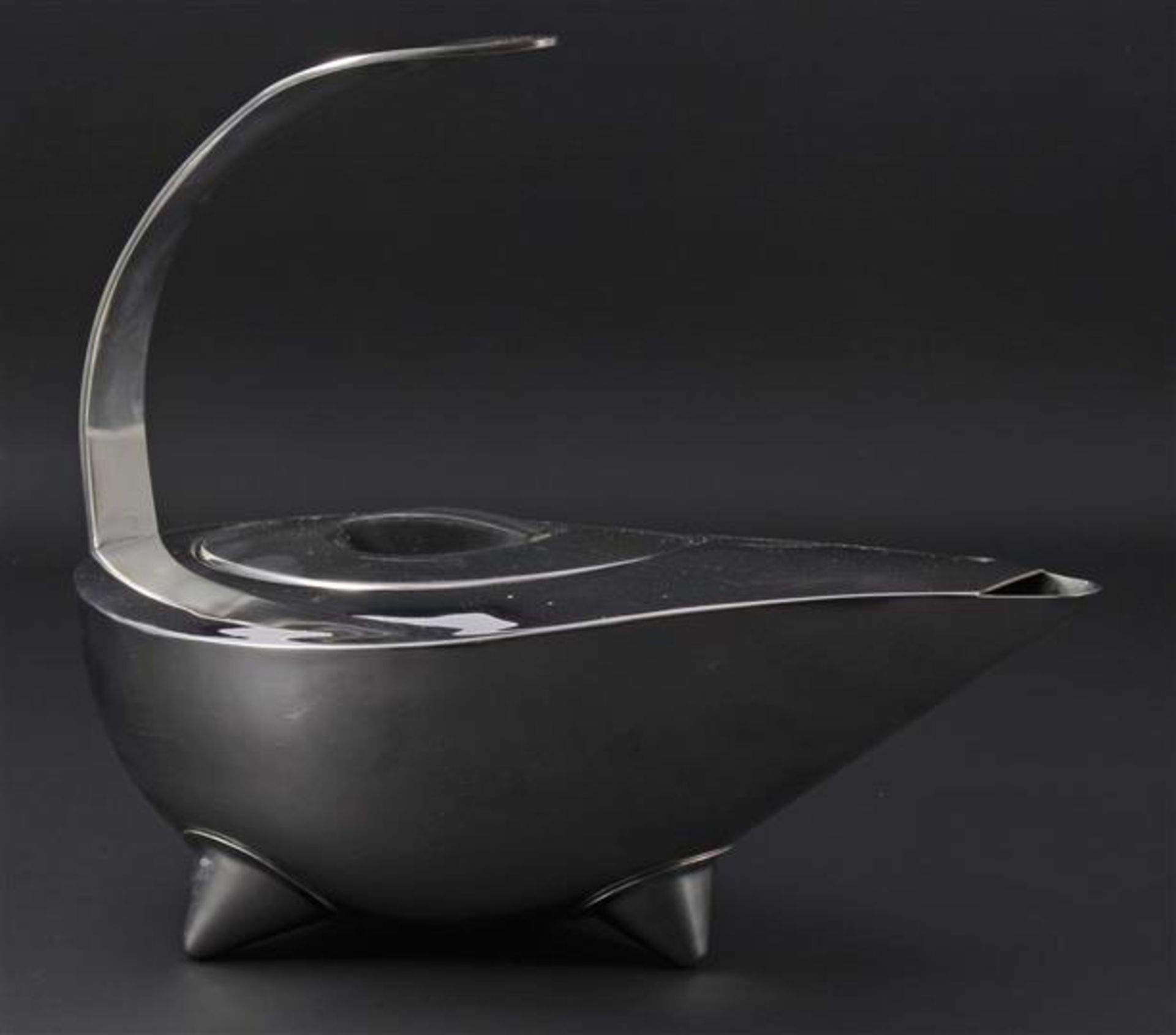 Design Carsten Jorgensen for Bodum, stainless steel teapot Naoko, Aladdin model 21 cm high, 26.5