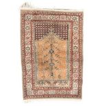 Oriental hand-knotted carpet 139x92 cm