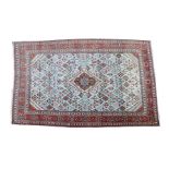 Antique Persian carpet with Iranian motives 360x254 cm