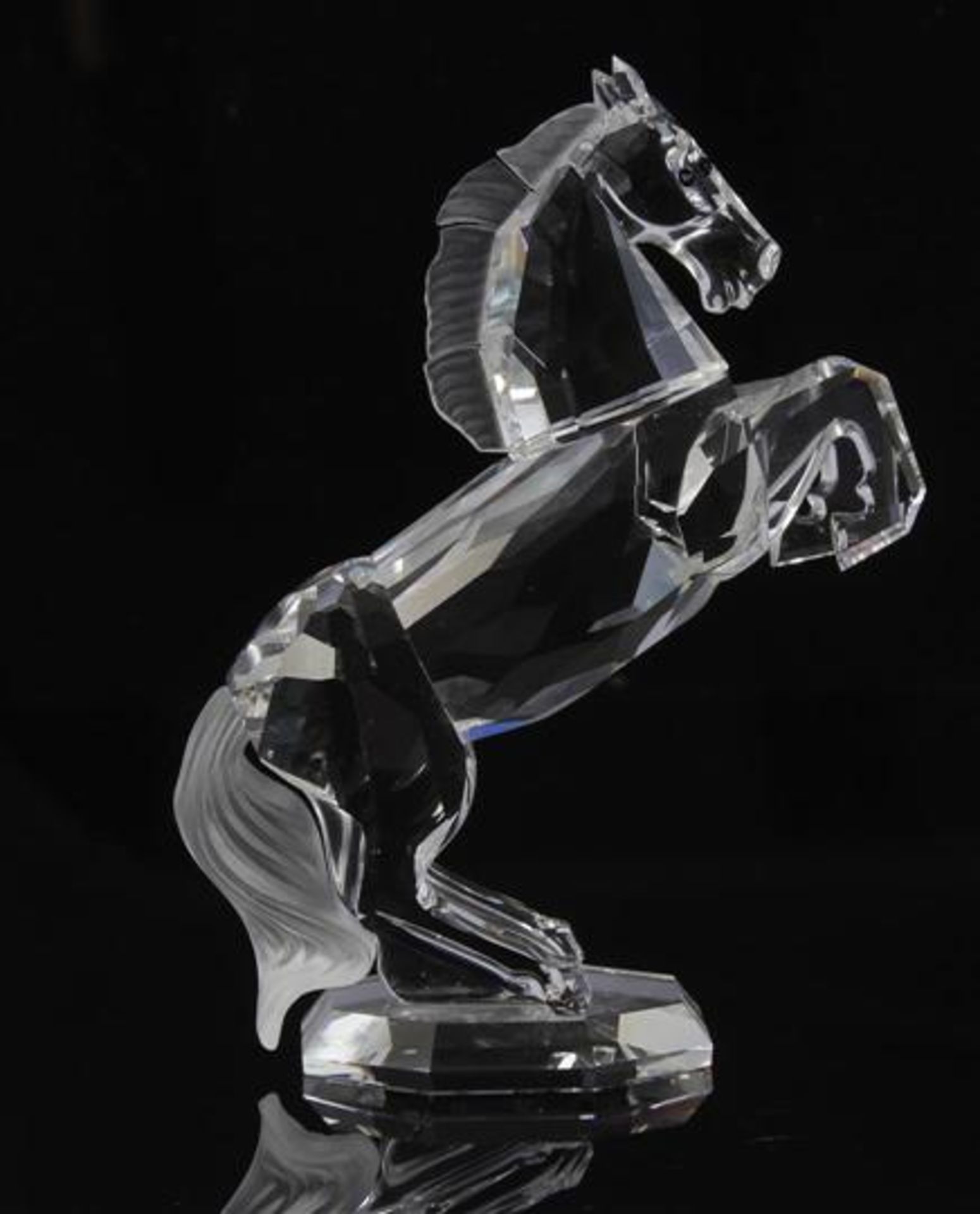 Swarovski crystal prancing horse 10.5 cm high with box