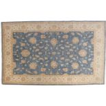 Hand-knotted wool carpet with oriental Ziegler decor, 295x201 cm
