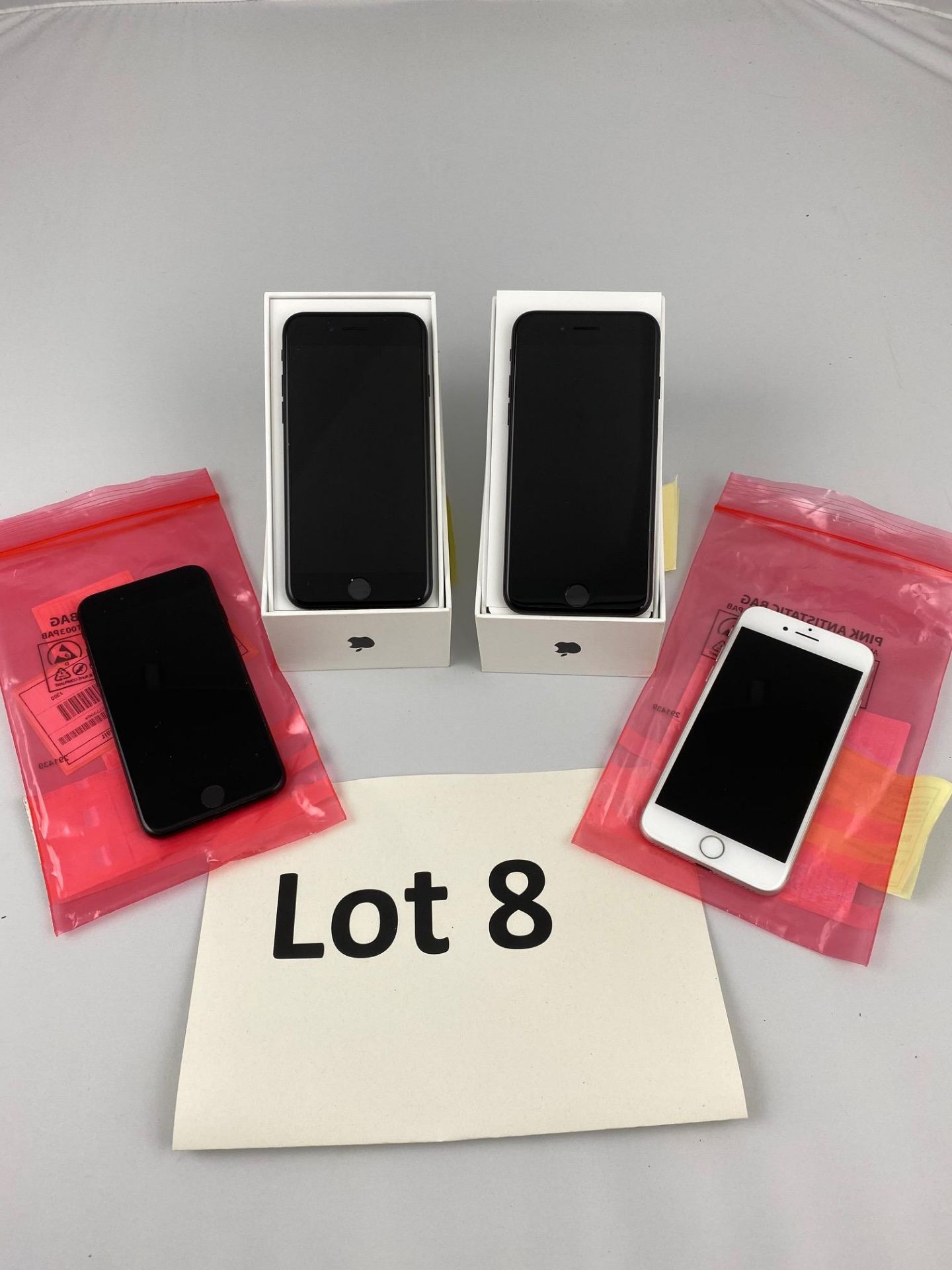 Box of 4 Apple Iphones. Latest selling price £ *1,196.00