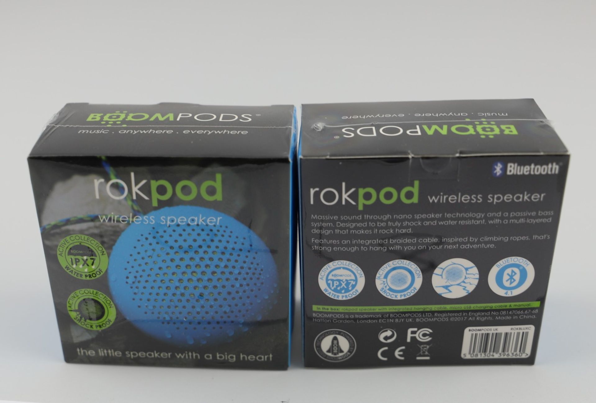 12 x BOOMPODS ROKPOD NANO SPEAKER BLUE Approx RRP £360 - Image 2 of 3