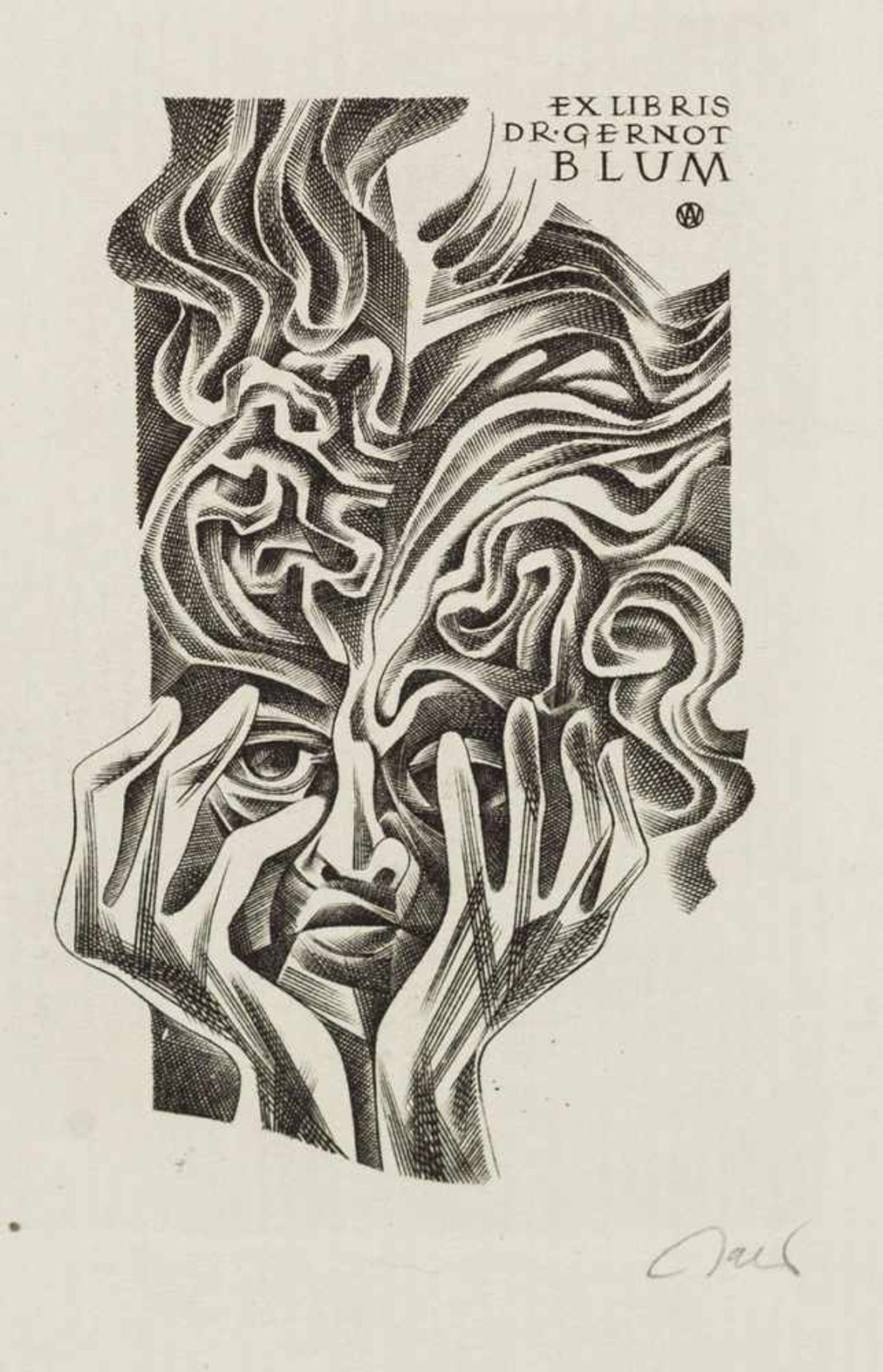 Exlibris. – Wojciech Jakubowski.