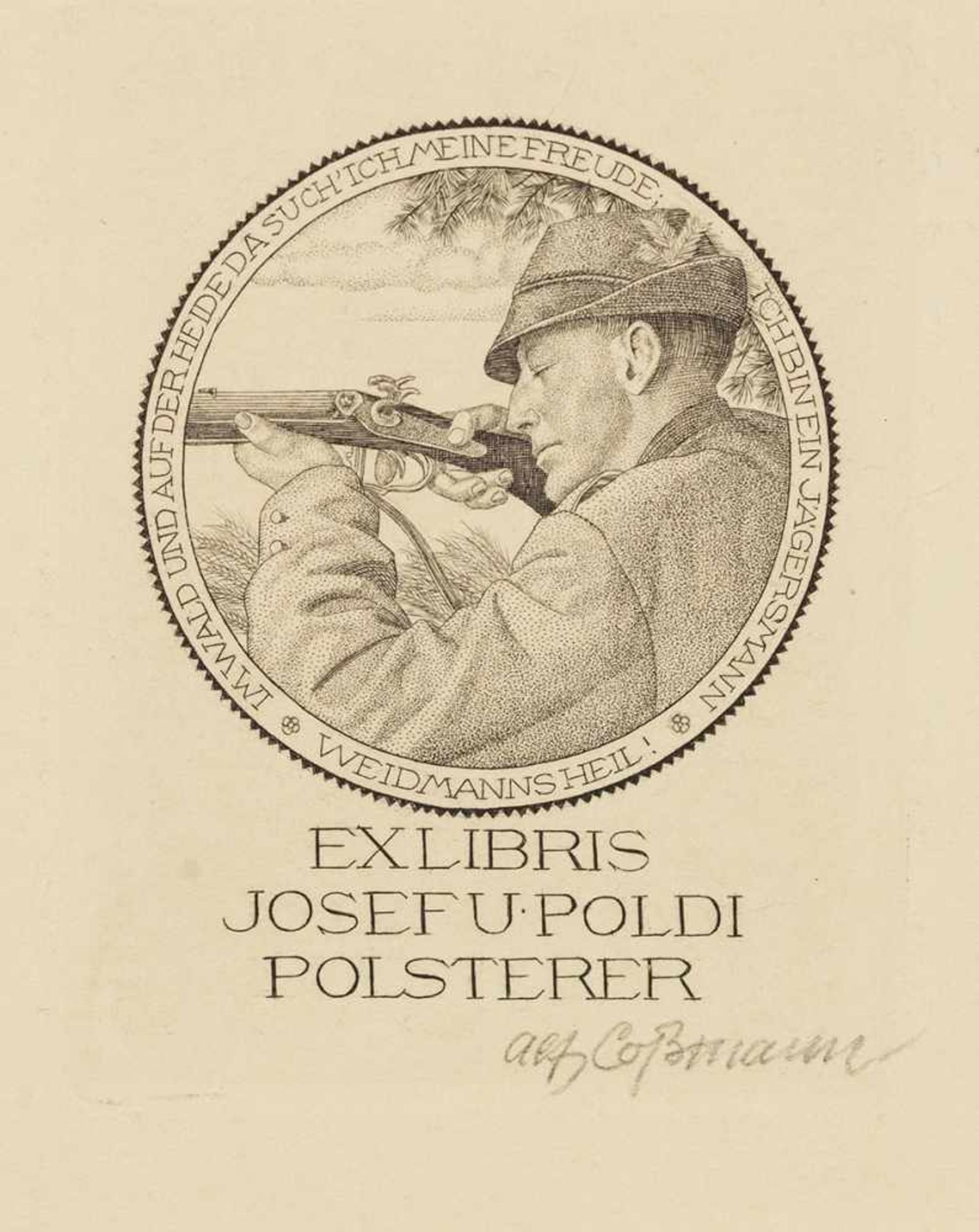 Exlibris. – Alfred Cossmann.