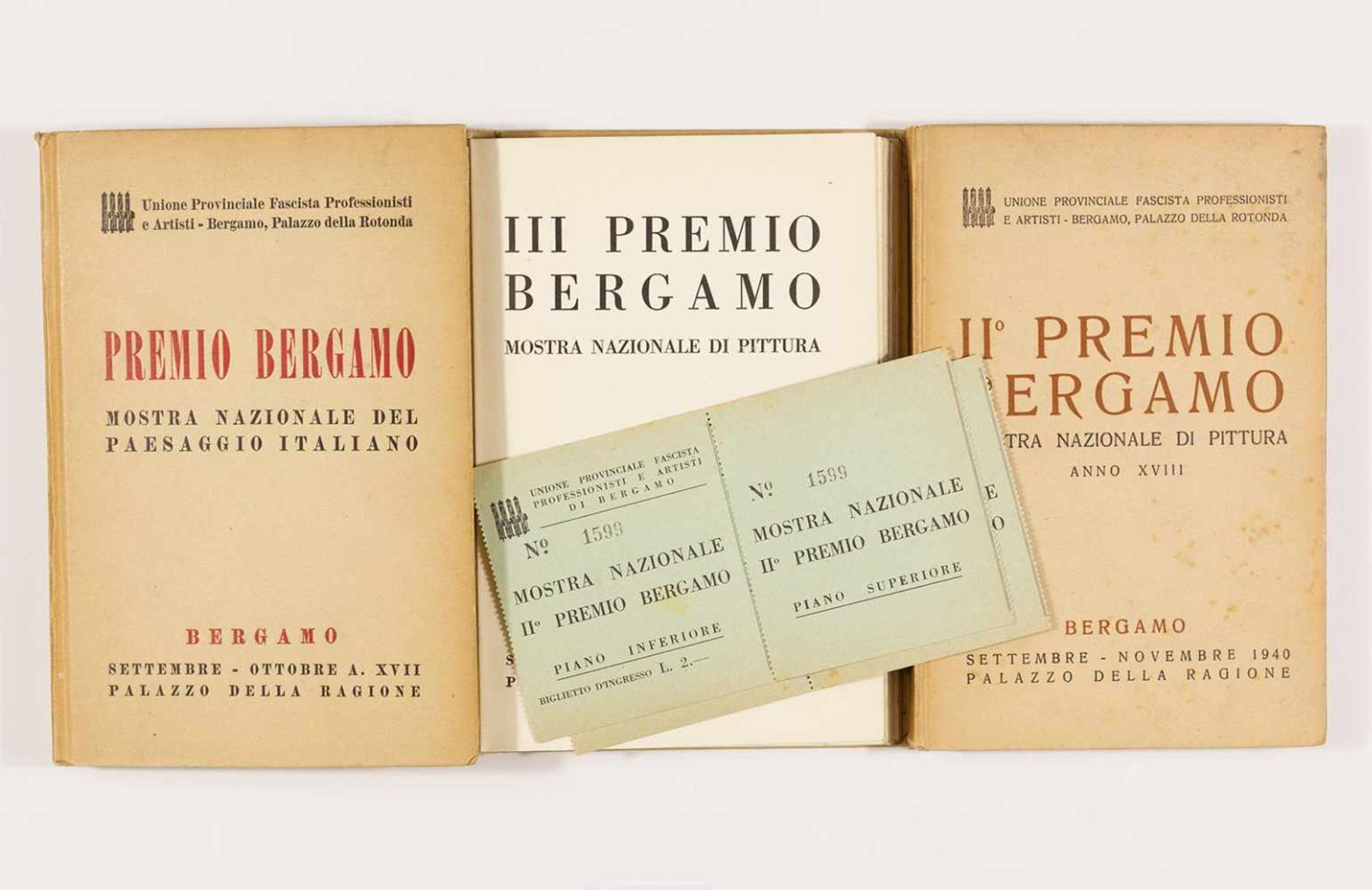 Bergamo. – Premio Bergamo, I-III. Mostra Nazionale del Paesaggio Italiano (ab Bd. II: Mostra