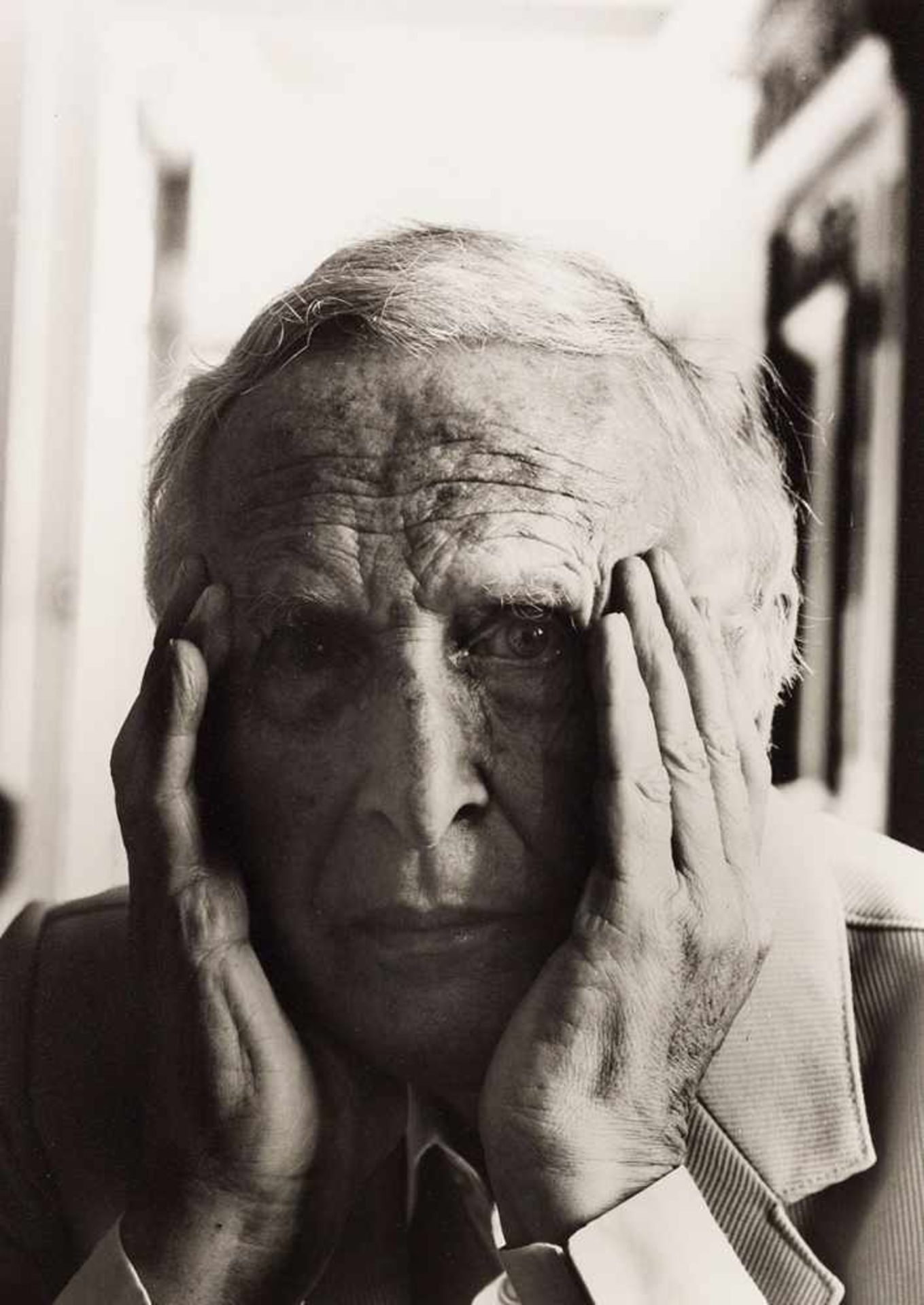 Walter Schels, geb. 1936 Porträts, zwei Fotografien, um 1985, Vintage prints 1. Karl Popper, - Bild 2 aus 2