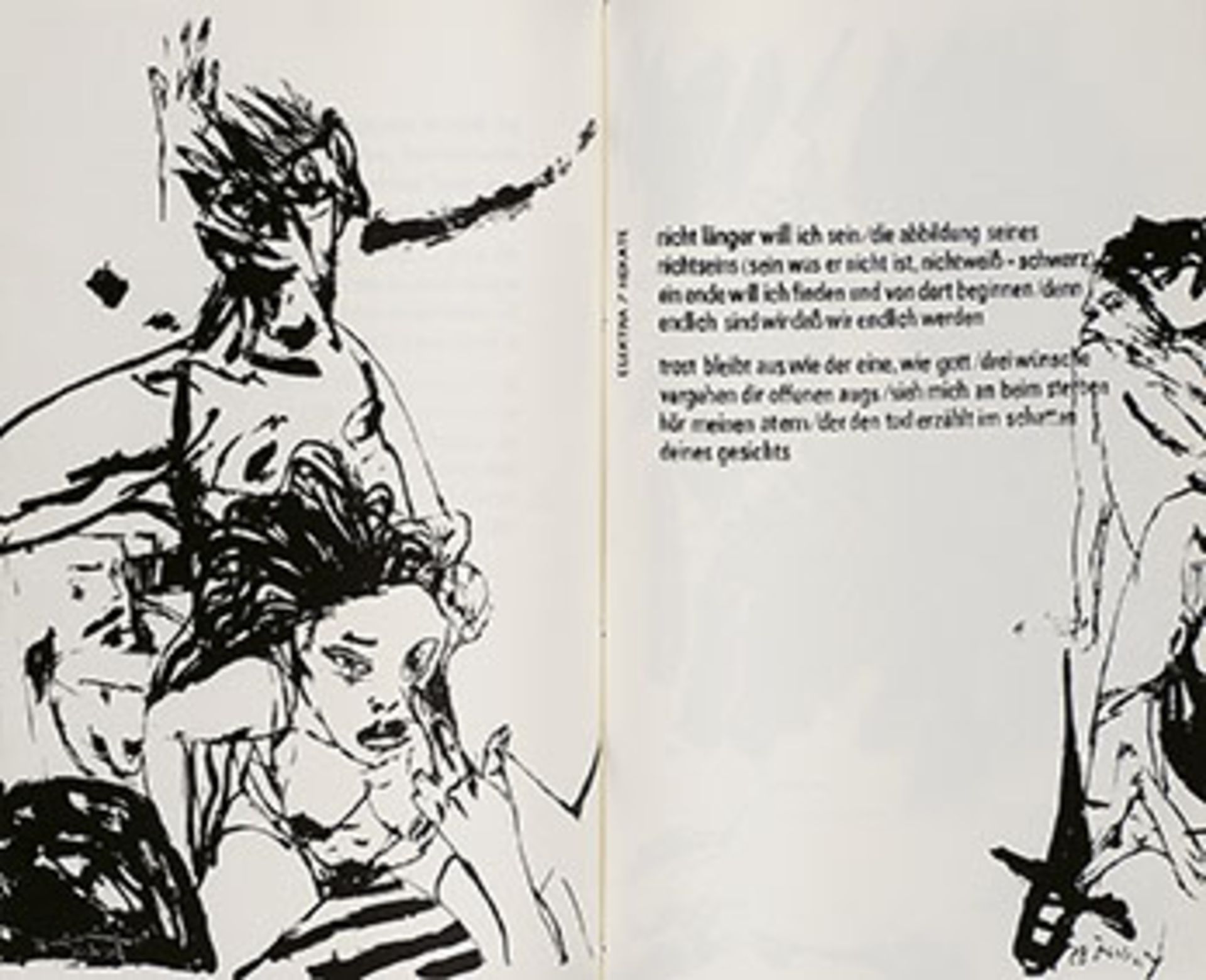 DDR-Kunst. – Flugschutt. (Bln., S. Anderson, 1986). Fol. 23 Doppelbll. mit Text u. Illustrationen