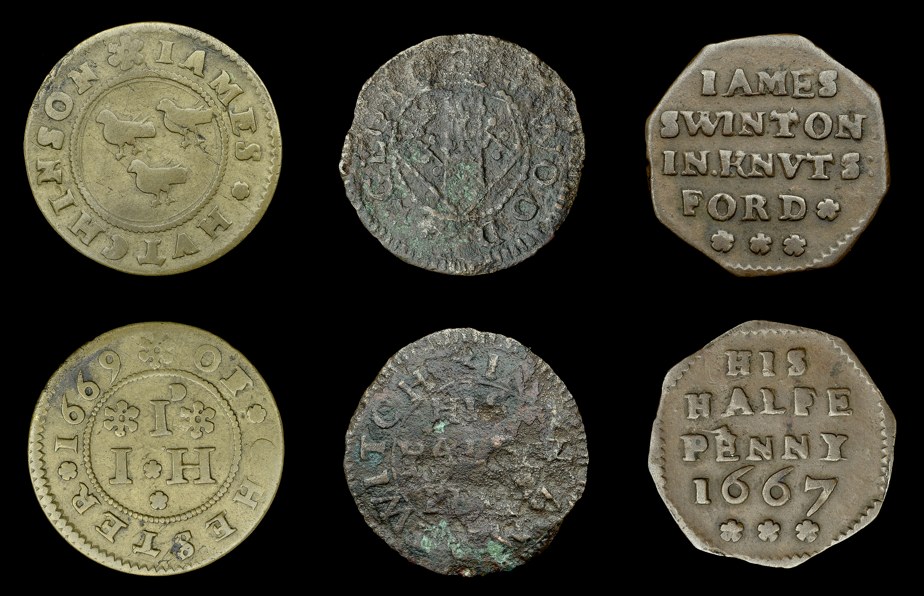 A Collection of 17th Century Tokens formed by a Gentleman Deceased (Part I)