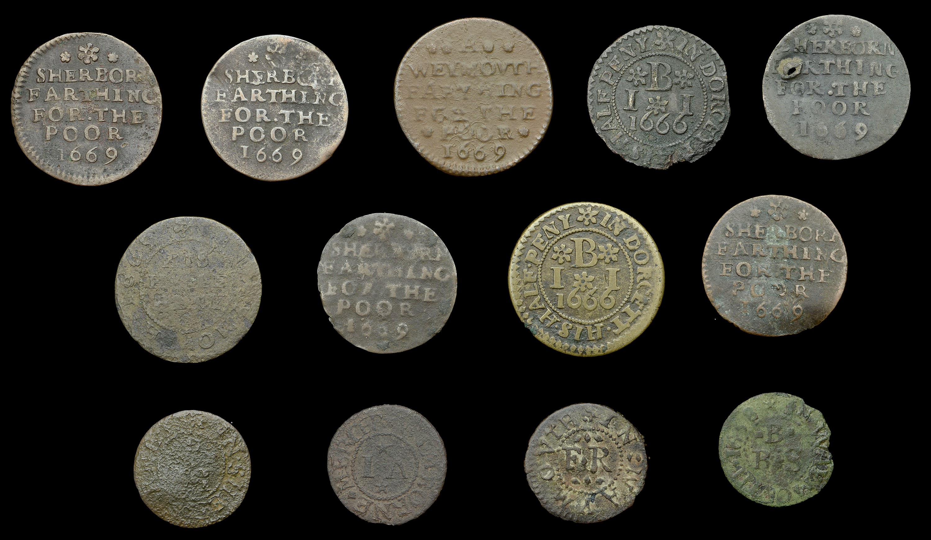 A Collection of 17th Century Tokens formed by a Gentleman Deceased (Part I)