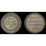Duplicate 19th Century Tokens from the Collection of the late Francis Cokayne