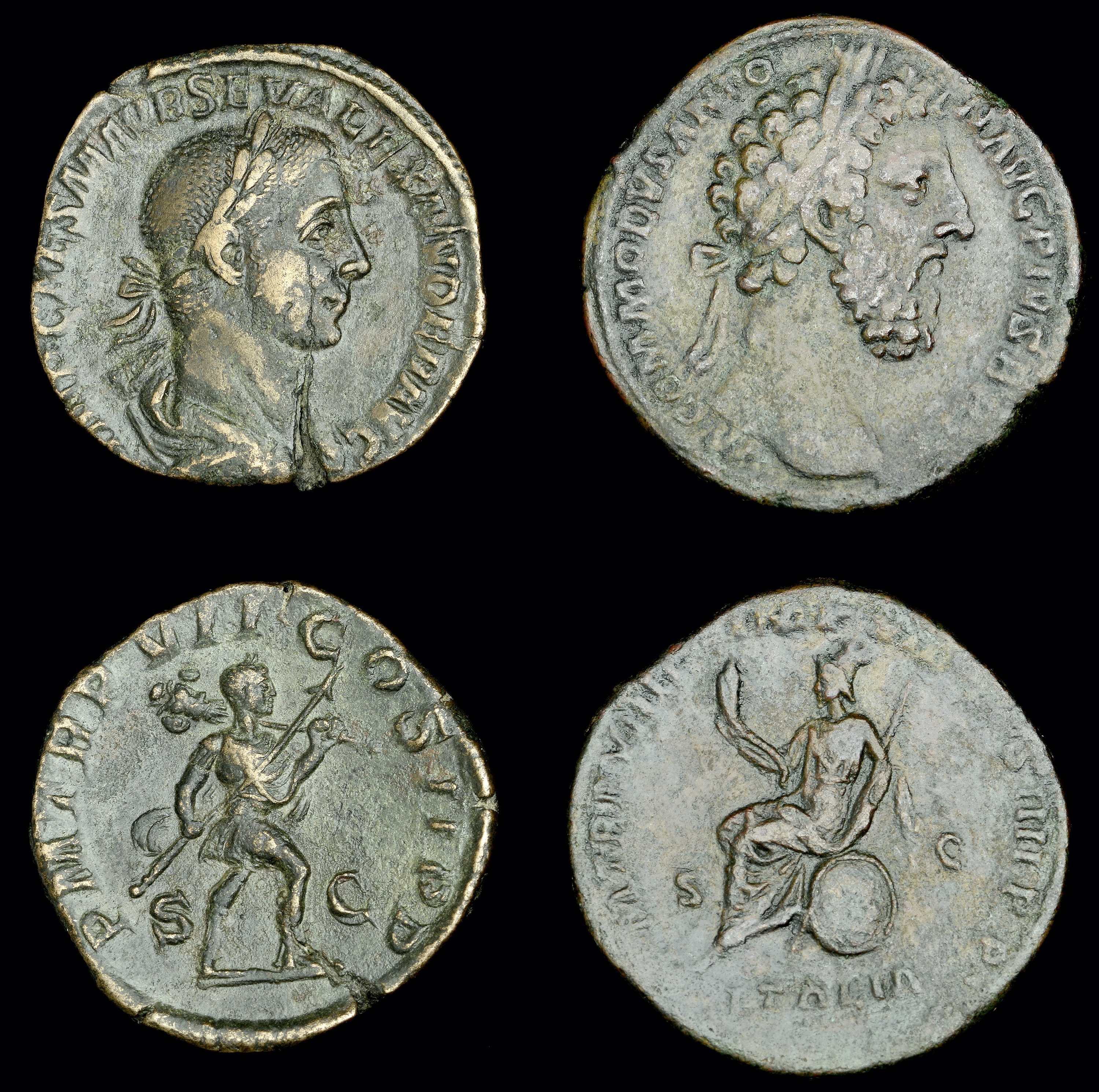 Ancient Coins from Various Properties