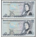 An Interesting Collection of Bank of England Error Notes