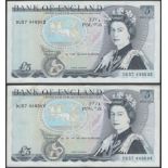 An Interesting Collection of Bank of England Error Notes