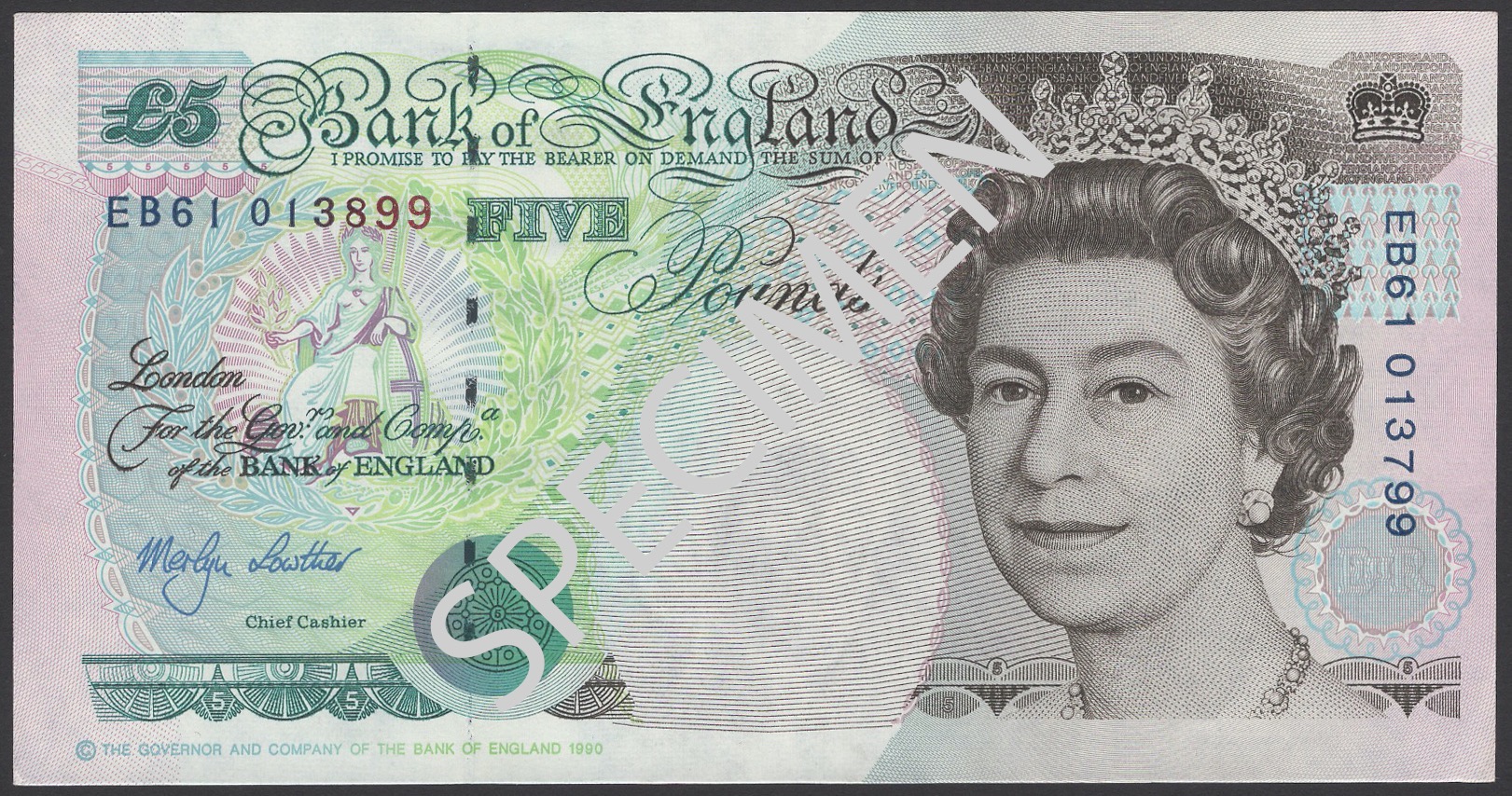 An Interesting Collection of Bank of England Error Notes