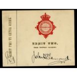Tickets and Passes of London from the David Young Collection