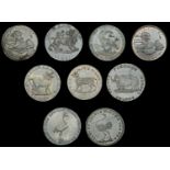 18th Century Tokens from the Collection formed by the late David Barry Bailey