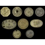 Tokens of Cheshire and Lancashire from the Collection formed by Bob Lyall