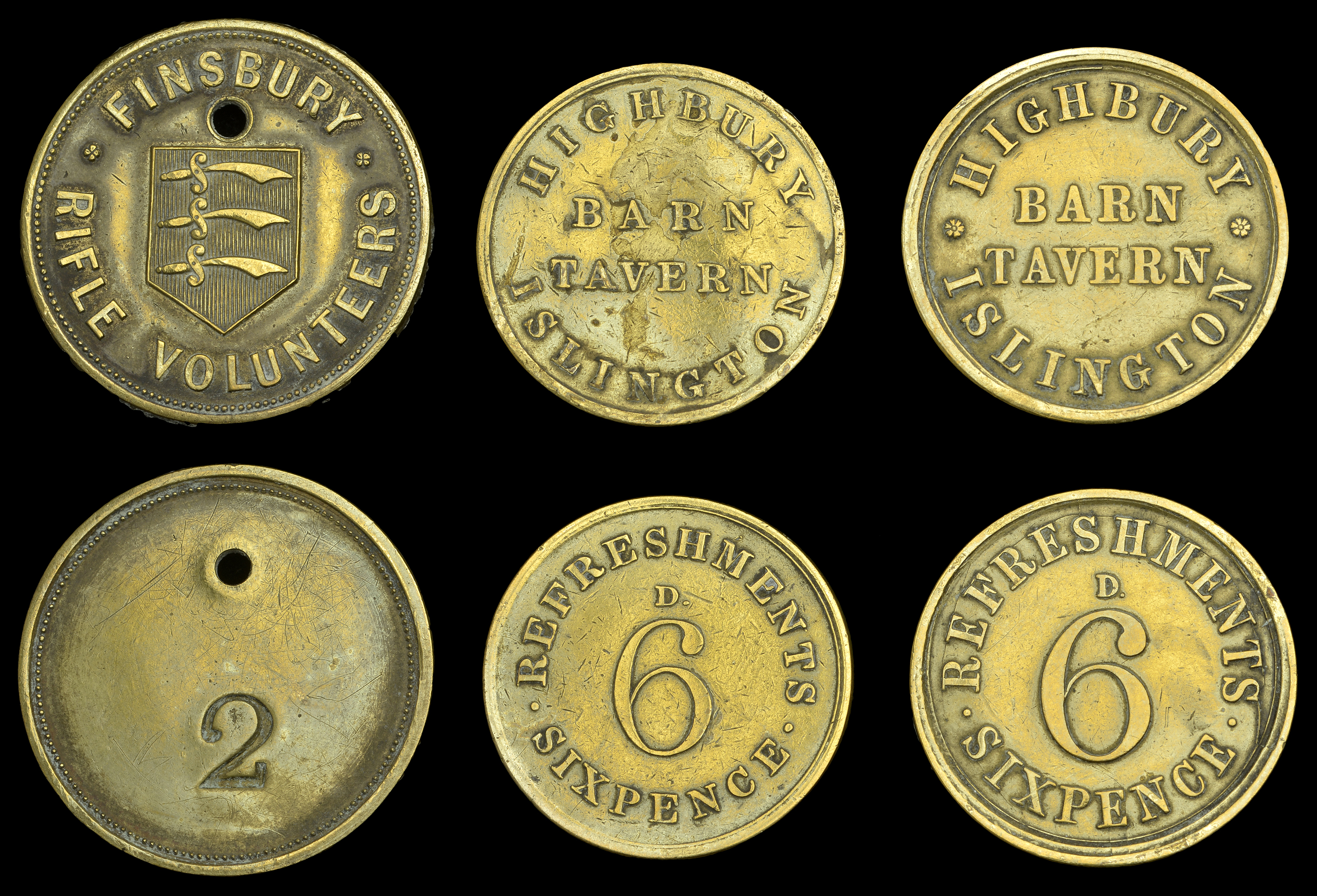 British Tokens from Various Properties