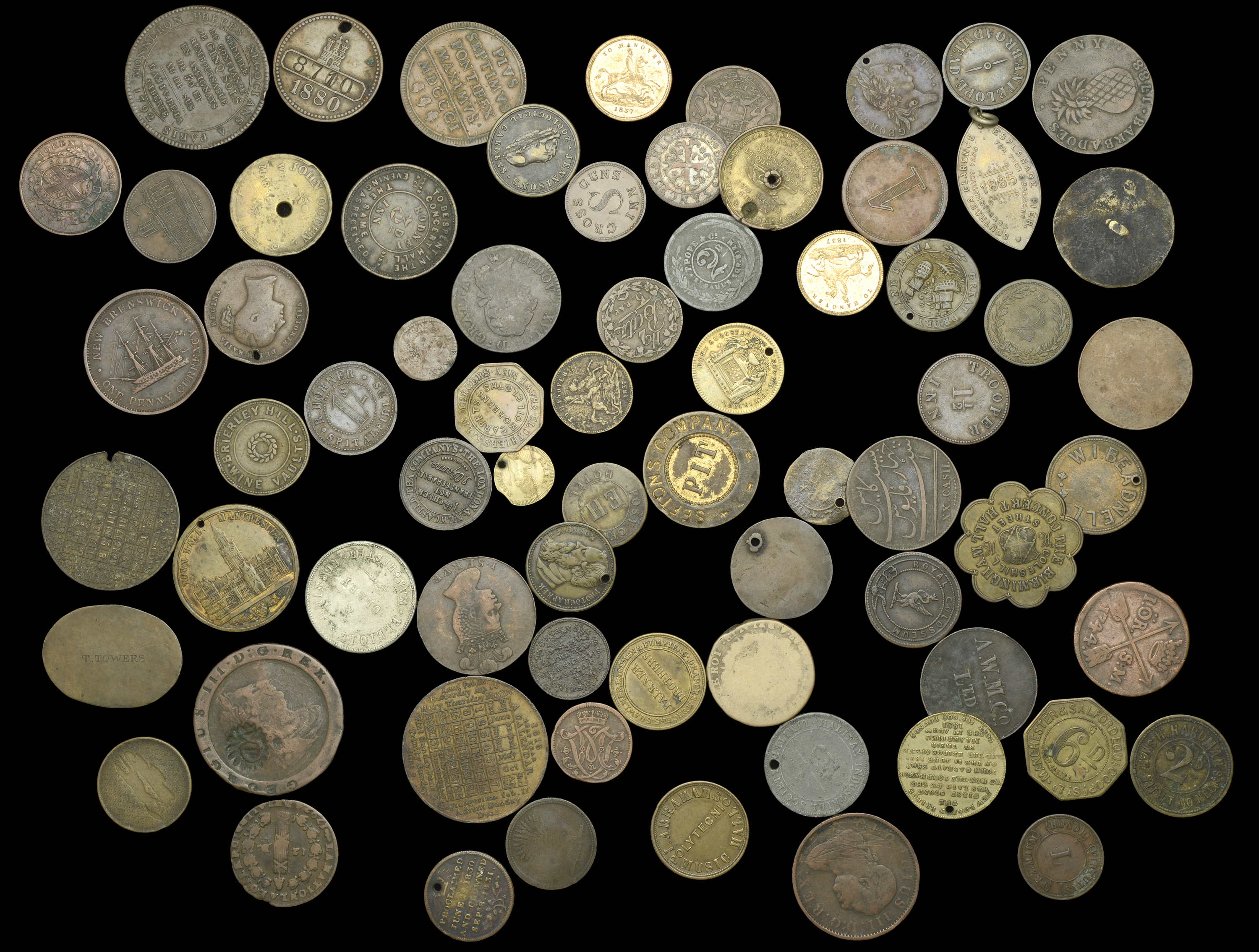 British Tokens from Various Properties