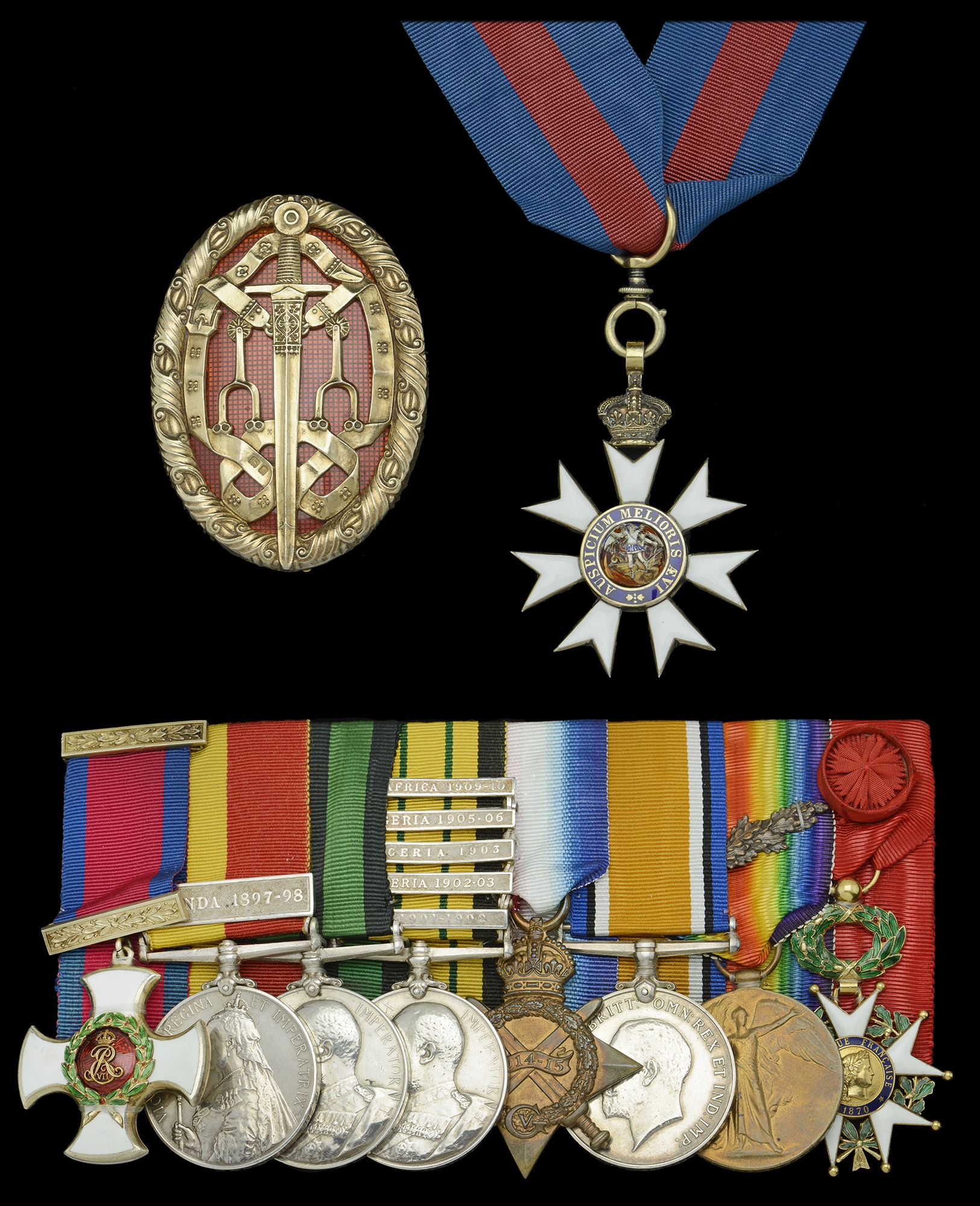 Groups and Single Decorations for Gallantry