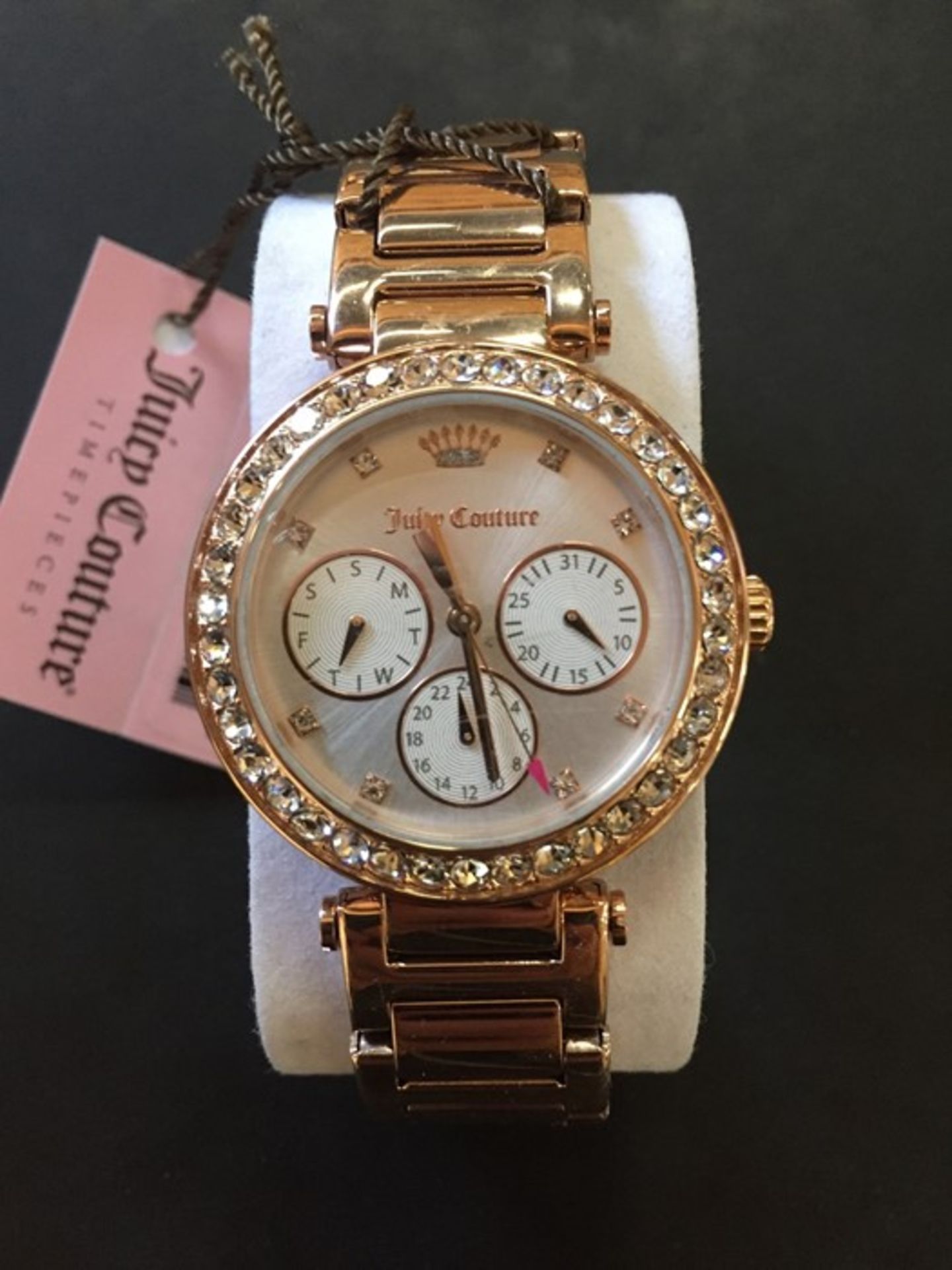 1 UNBOXED LADIES JUICY COUTURE CALI WATCH 1901505 IN ROSE GOLD / RRP £165.00 (VIEWING IS AVALABLE)