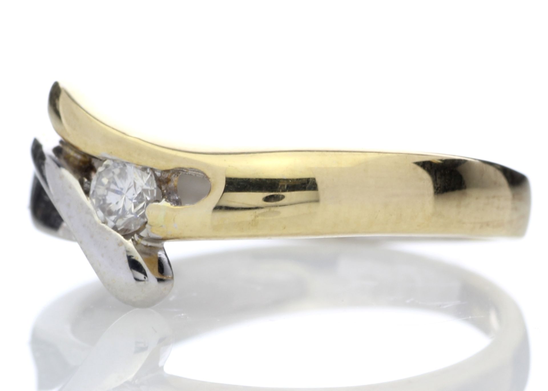 Valued by GIE £6,795.00 - 18ct Single Stone Illusion Set Diamond Ring 0.15 Carats - 1110001, - Image 2 of 5