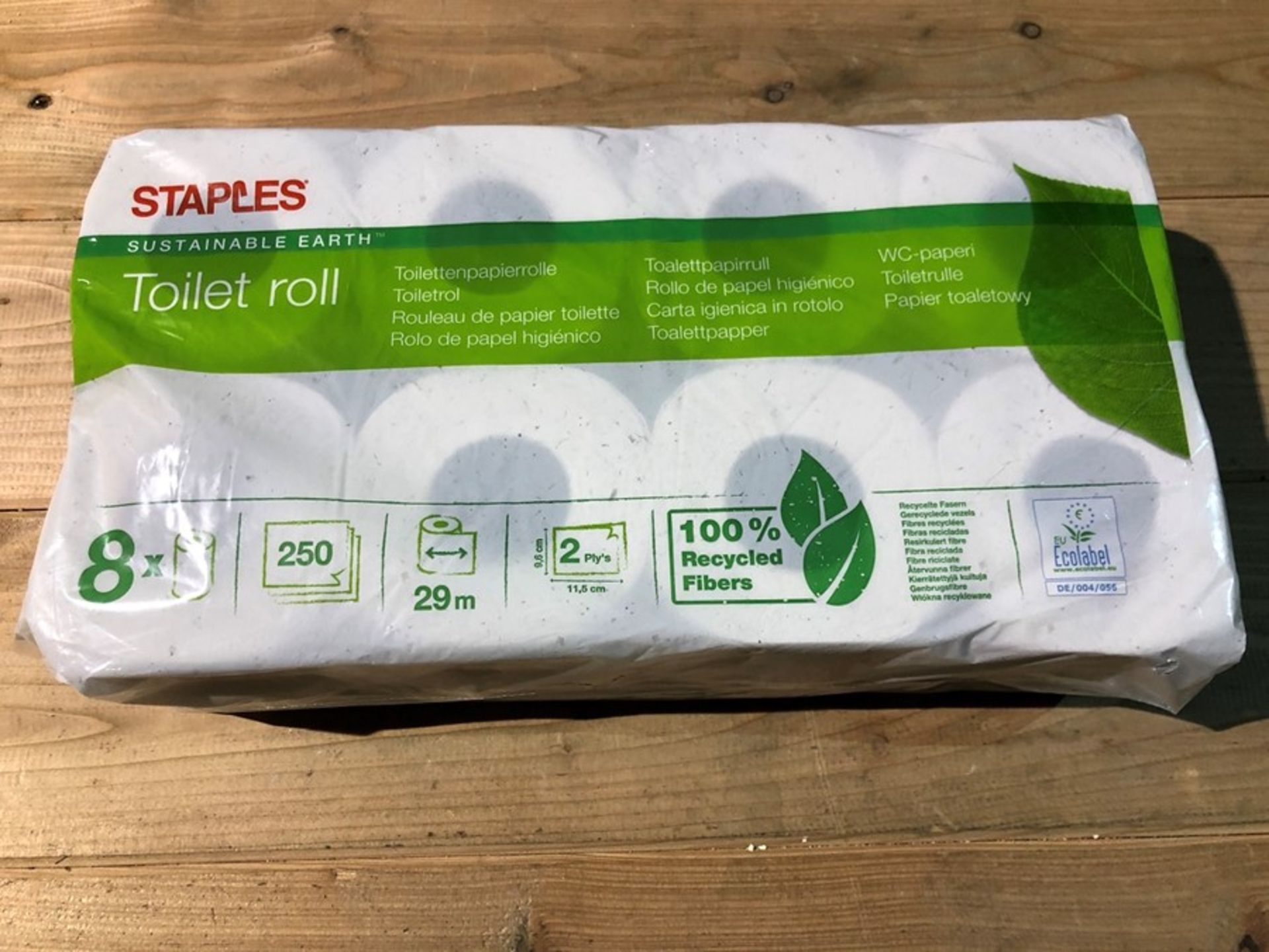 1 PACK OF 8 SUSTAINABLE EARTH TOILET ROLL (PUBLIC VIEWING AVAILABLE)