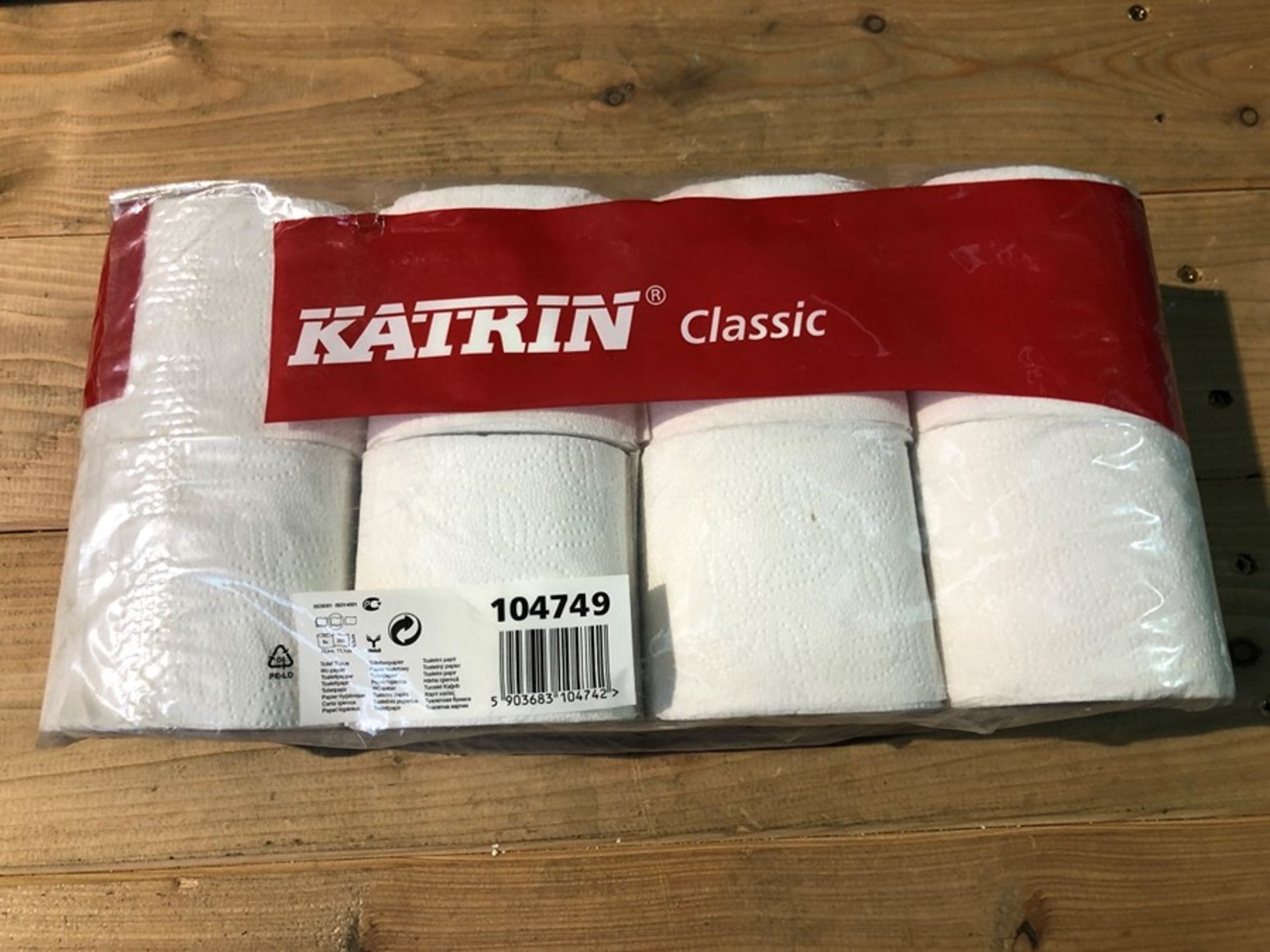 1 PACK OF 8 KATRIN CLASSIC TOILET ROLL (PUBLIC VIEWING AVAILABLE)