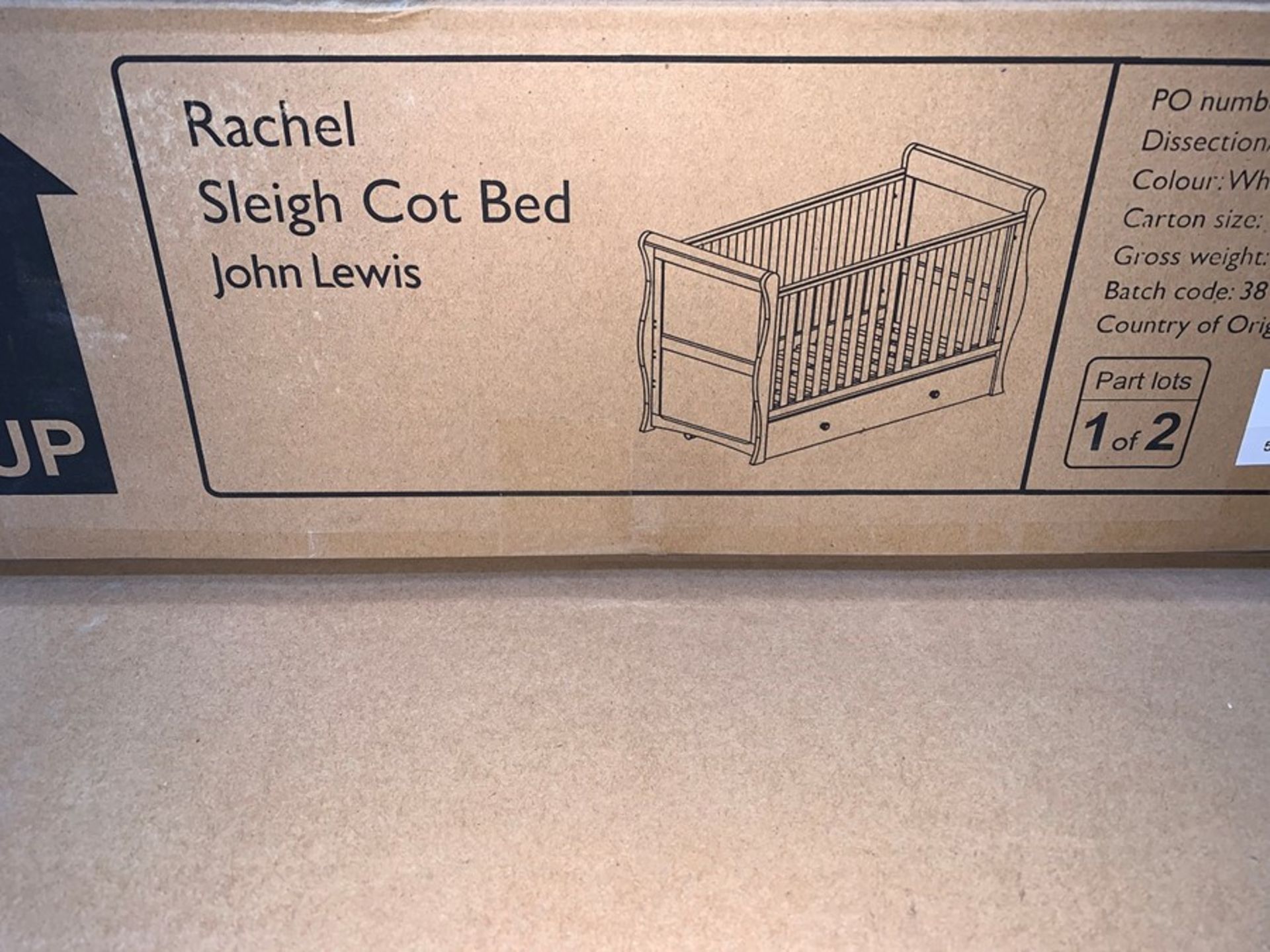 JOHN LEWIS RACHEL SLEIGH COTBED - Image 2 of 2