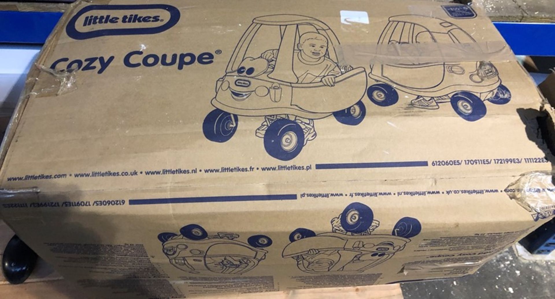 1 BOXED LITTLE TIKES COZY COUPE / RRP £49.99 (PUBLIC VIEWING AVAILABLE)