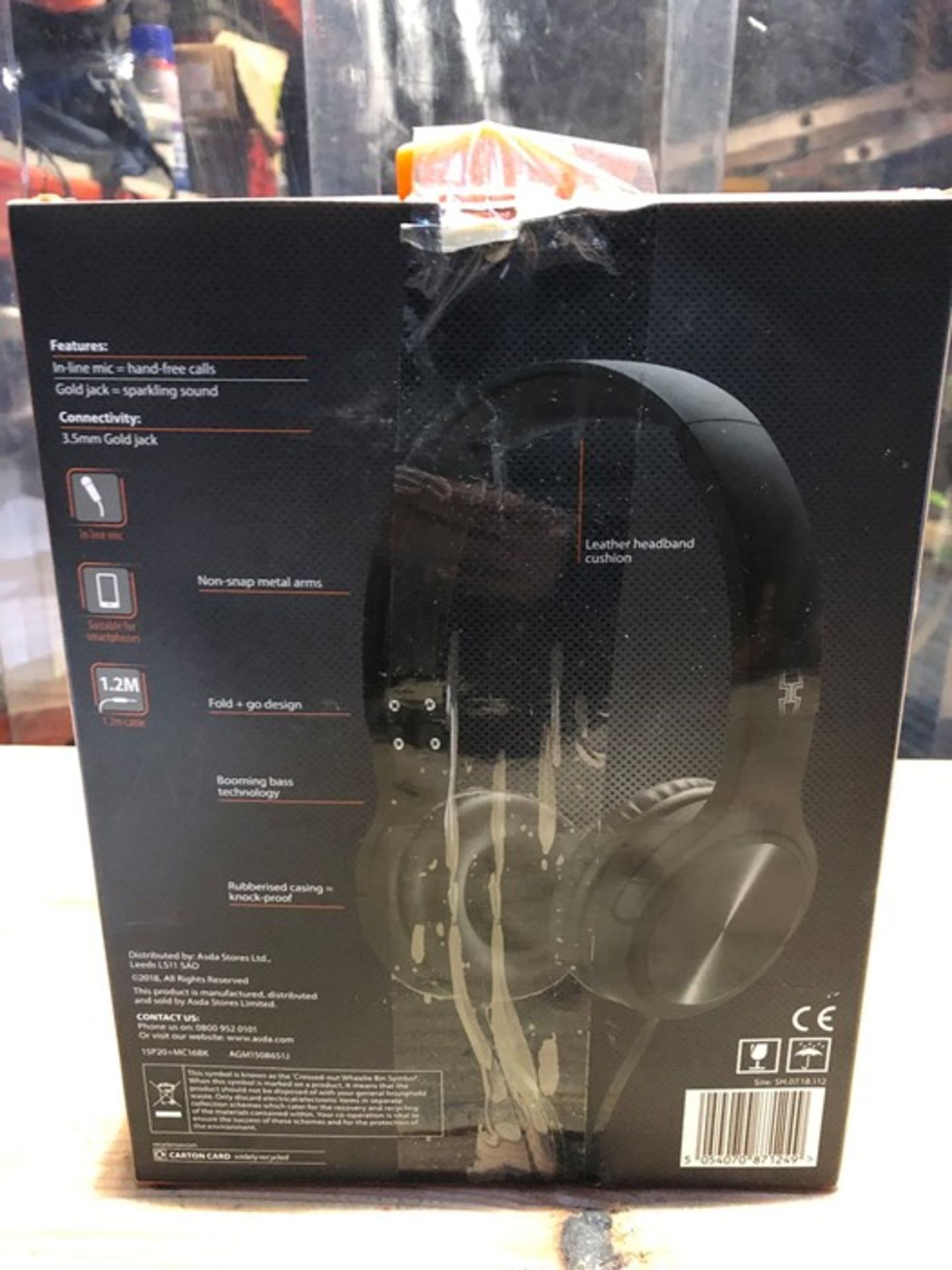 1 BOXED SUPER BASS STUDIO HEADPHONES (PUBLIC VIEWING AVAILABLE)