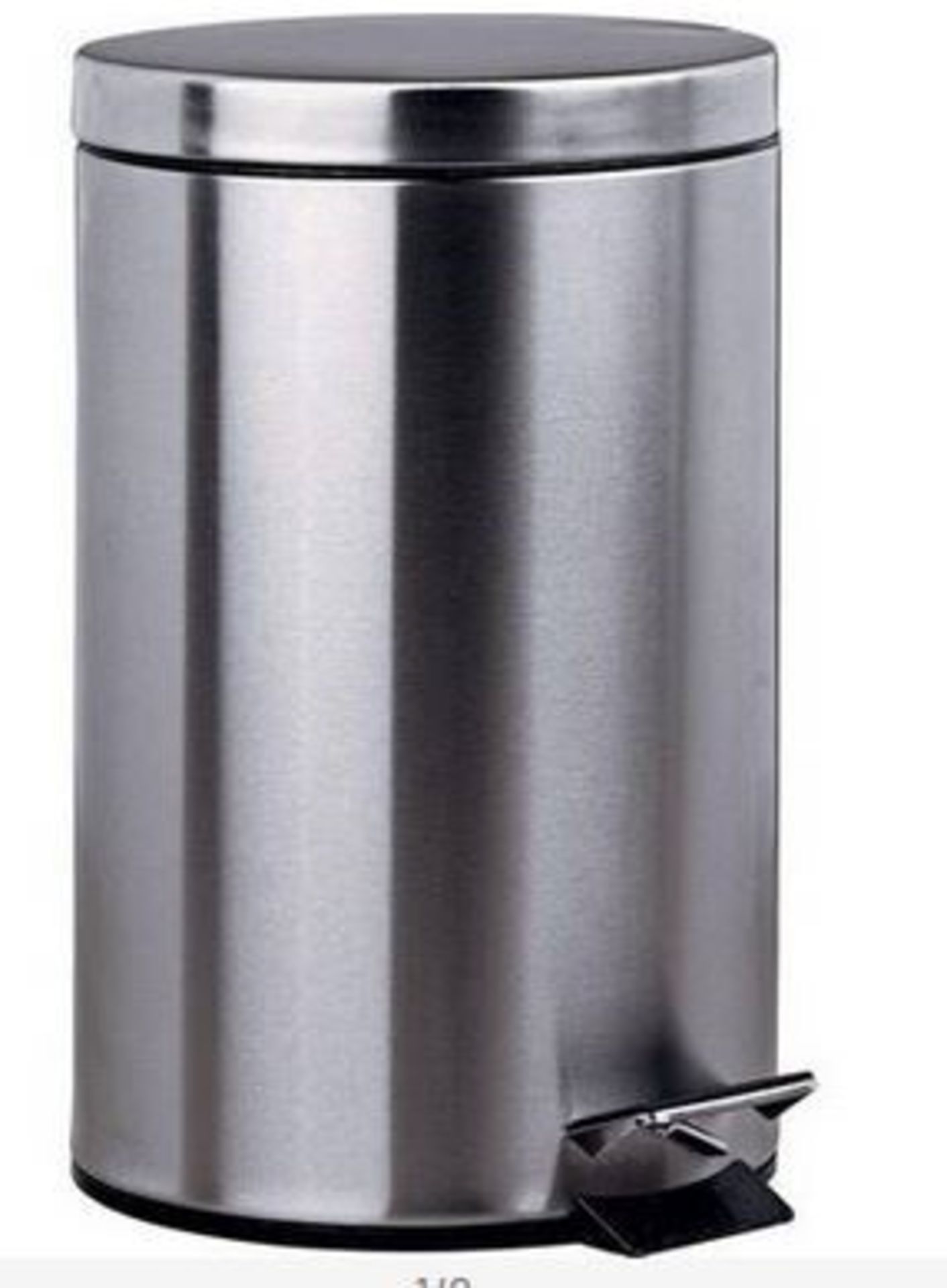 1 BOXED 12 LITRE SMALL PEDAL BIN IN CHROME (PUBLIC VIEWING AVAILABLE)