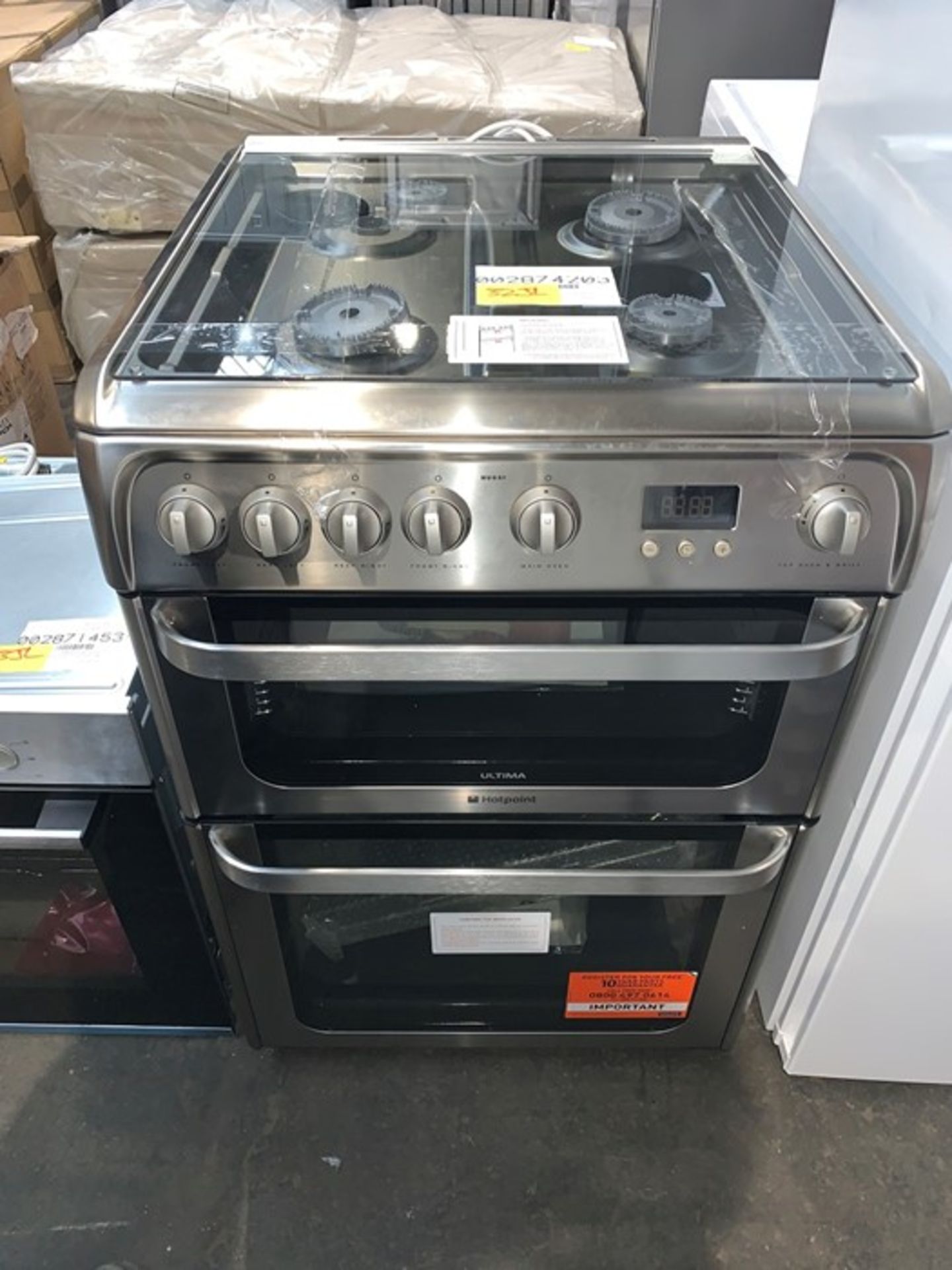 HOTPOINT HUG61X ULTIMA GAS COOKER