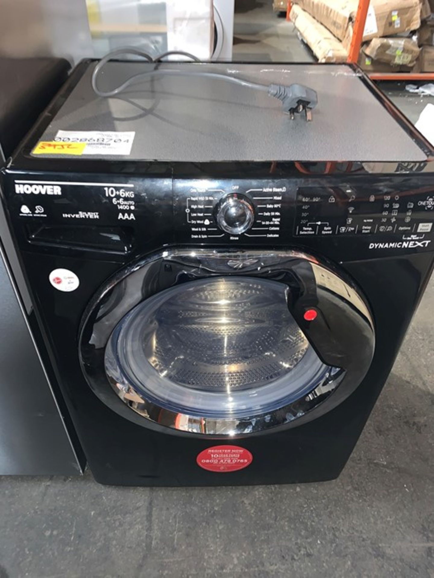 HOOVER WDXOA4106HCB-80 WASHER DRYER