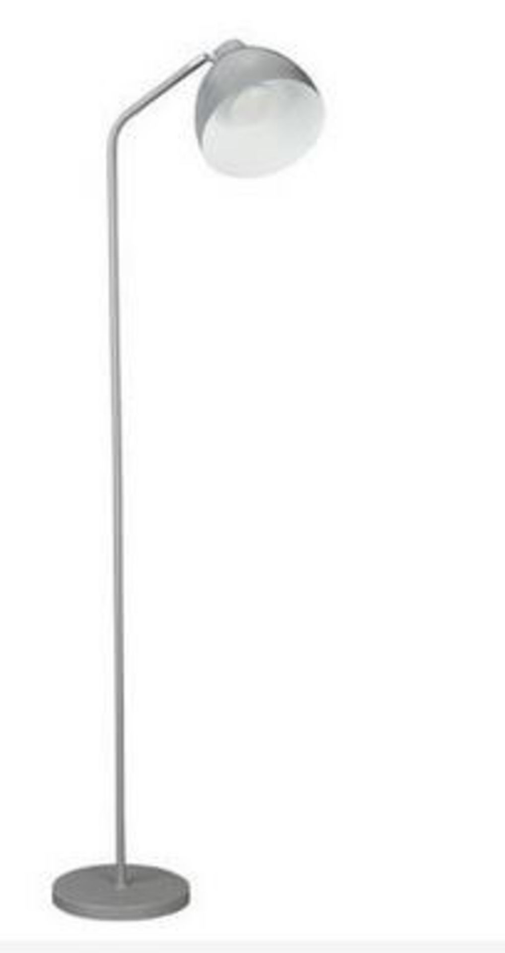 1 BOXED HOME MORLIE FLOOR LAMP - MATT GREY (PUBLIC VIEWING AVAILABLE)