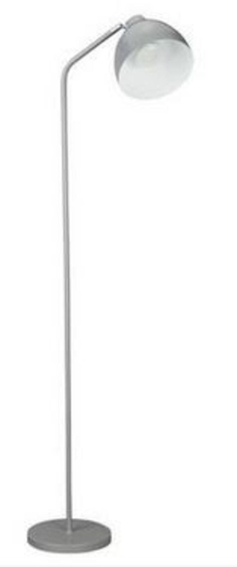 1 BOXED HOME MORLIE FLOOR LAMP - MATT GREY (PUBLIC VIEWING AVAILABLE)