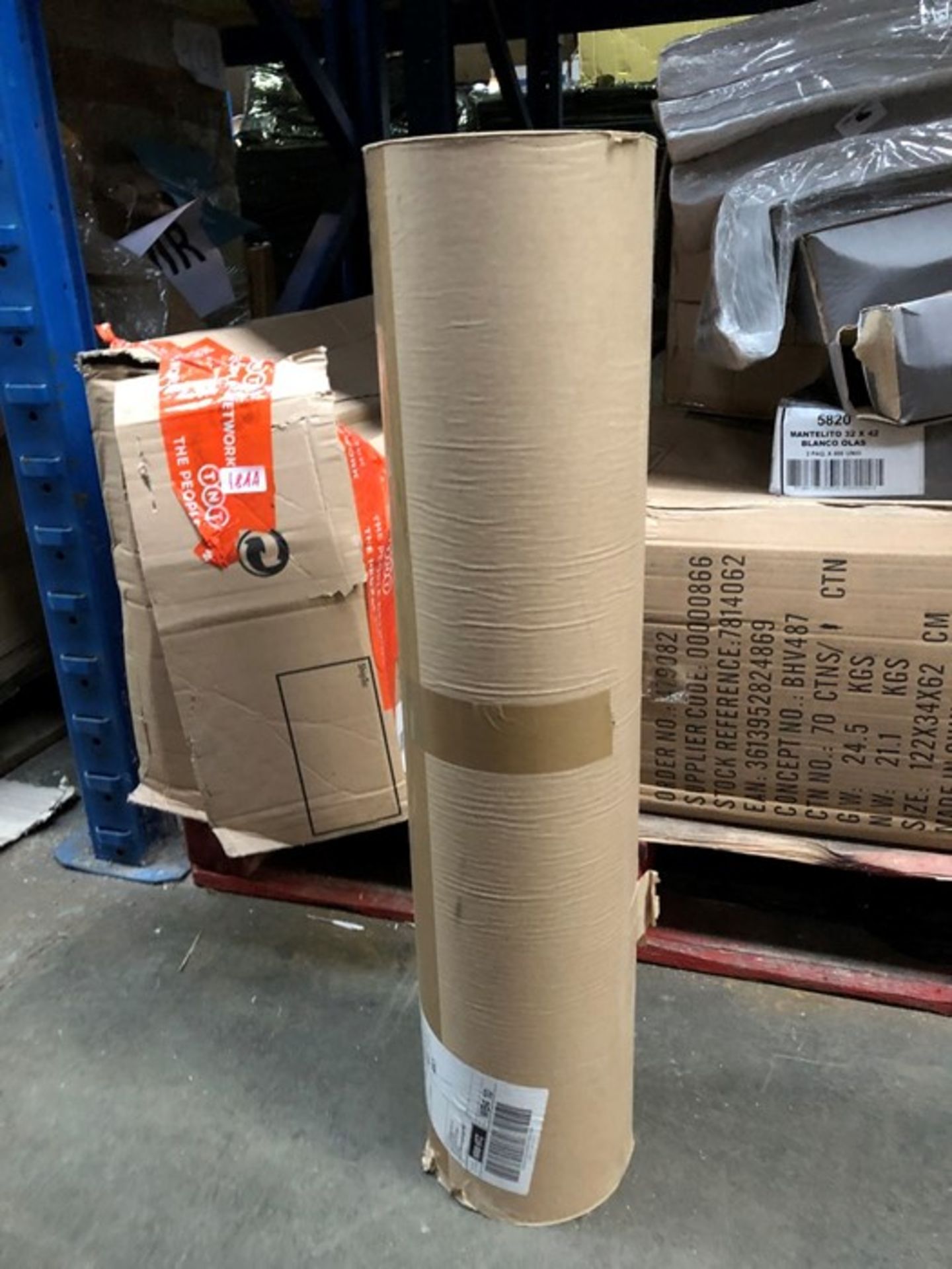 1 VERY LARGE BROWN THICK PAPER ROLL (PUBLIC VIEWING AVAILABLE)