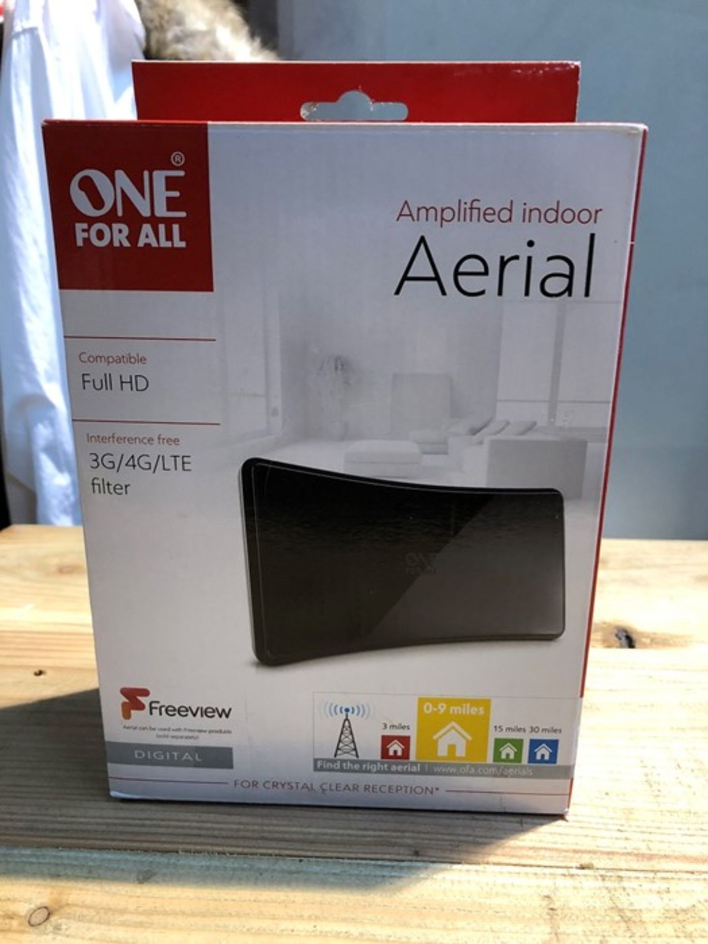 1 LOT TO CONTAIN 2 BOXED ONE FOR ALL FULL HD CURVED AMPLIFIED INDOOR AERIAL - SV9420 / RRP £33.