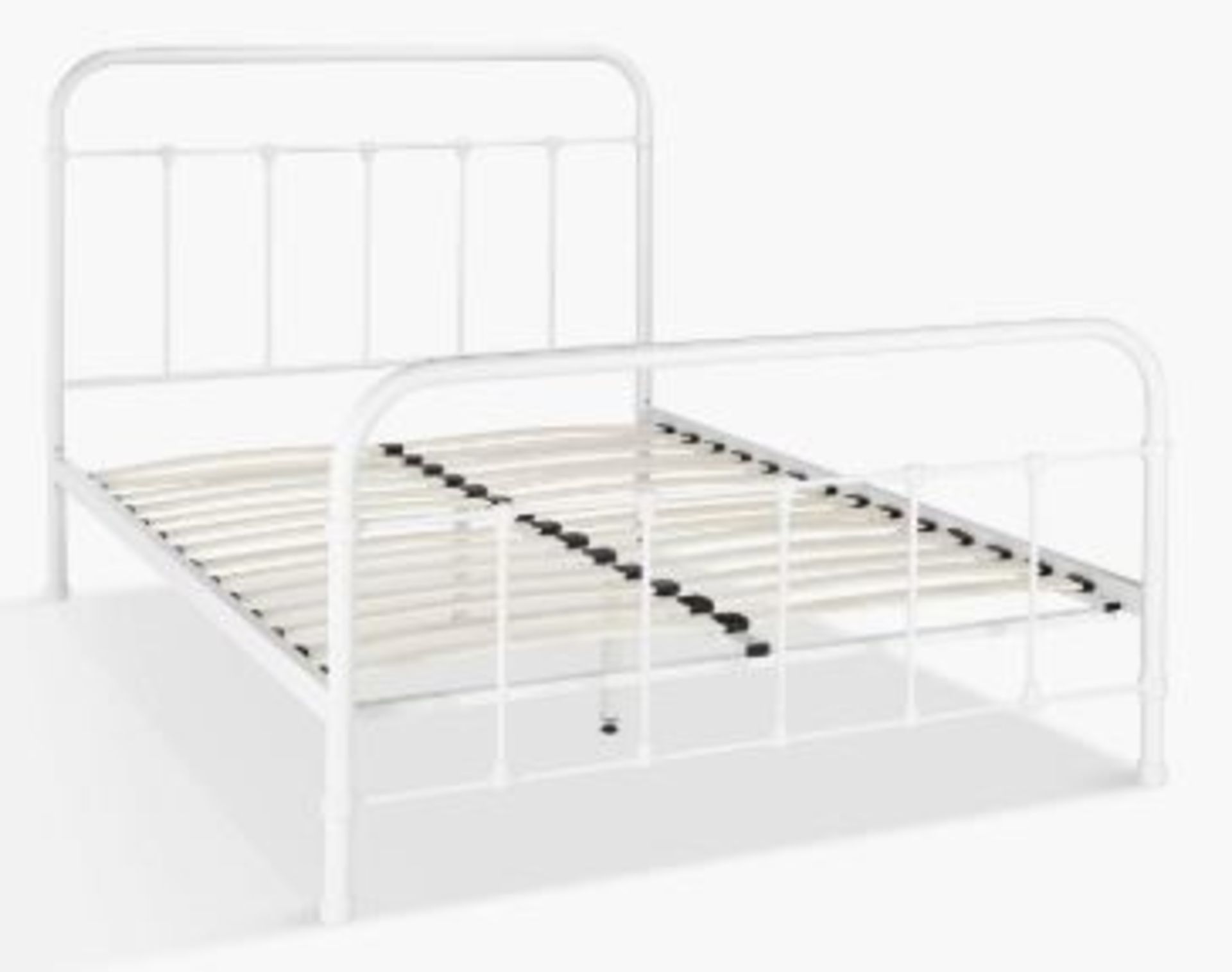 JOHN LEWIS BOTANIST 150CM BEDFRAME IN MATT WHITE