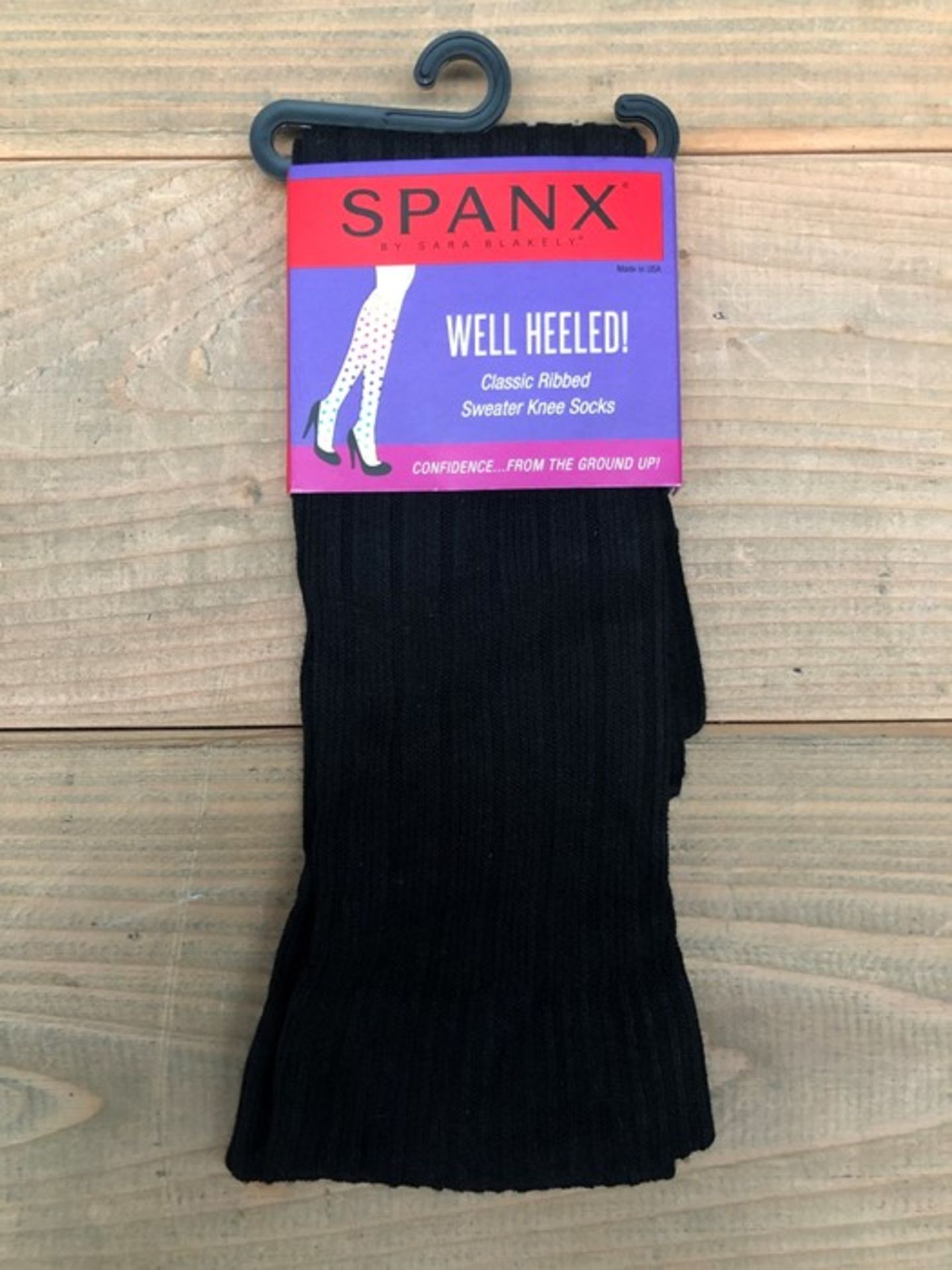 1 LOT TO CONTAIN 50 SPANX SOCKS IN BLACK / SIZE REGULAR / STYLE 2300 / RRP £900.00 (PUBLIC VIEWING