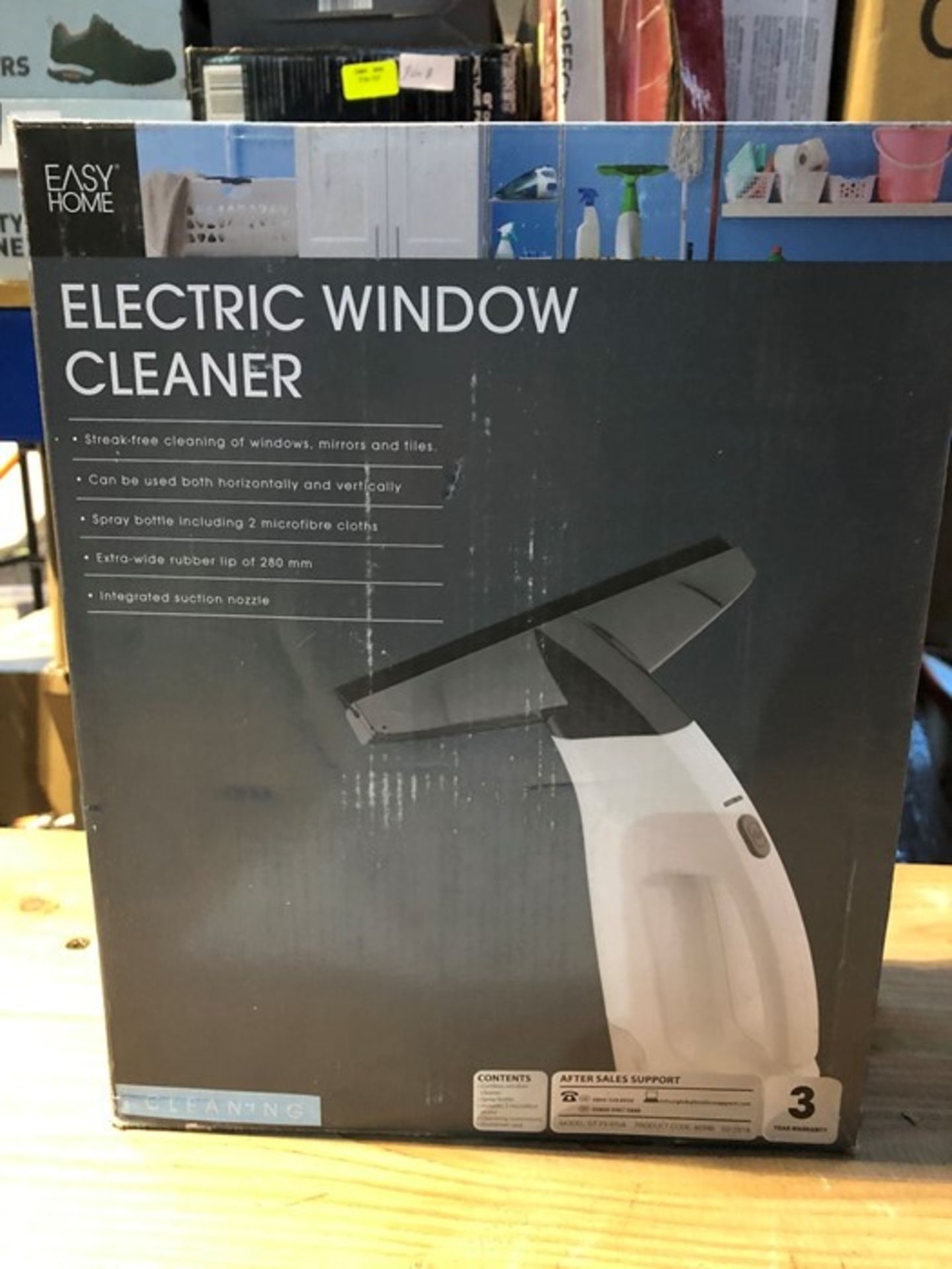 1 BOXED ELECTRIC WINDOW CLEANER (PUBLIC VIEWING AVAILABLE)