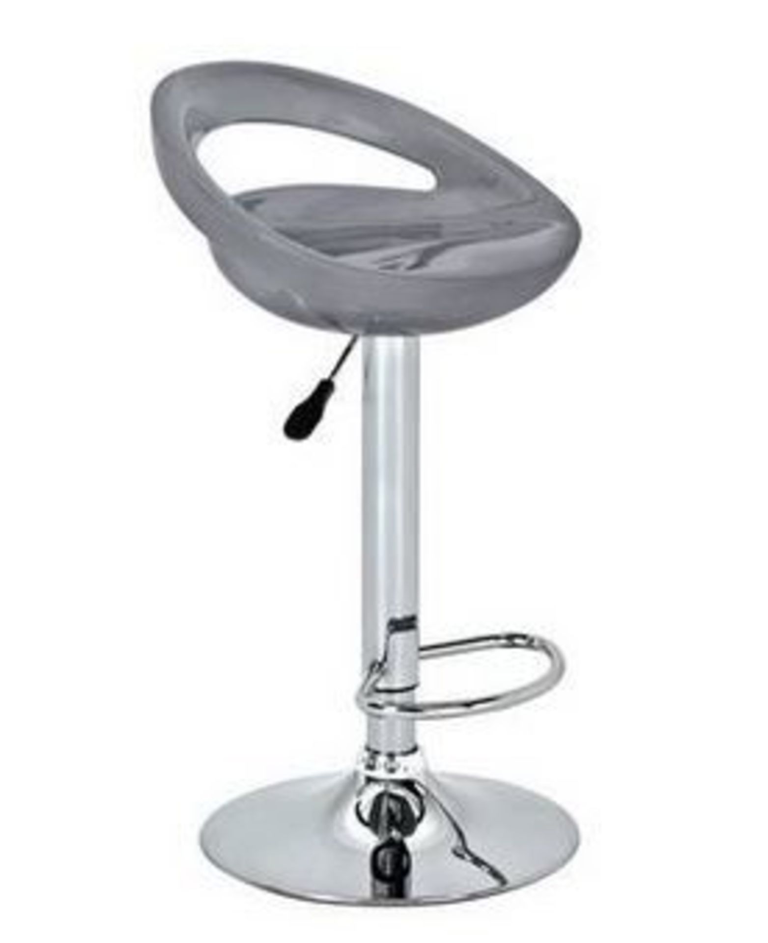 1 BOXED HOME OTTAWA GAS LIFT BAR STOOL - GREY / RRP £29.99 (PUBLIC VIEWING AVAILABLE)