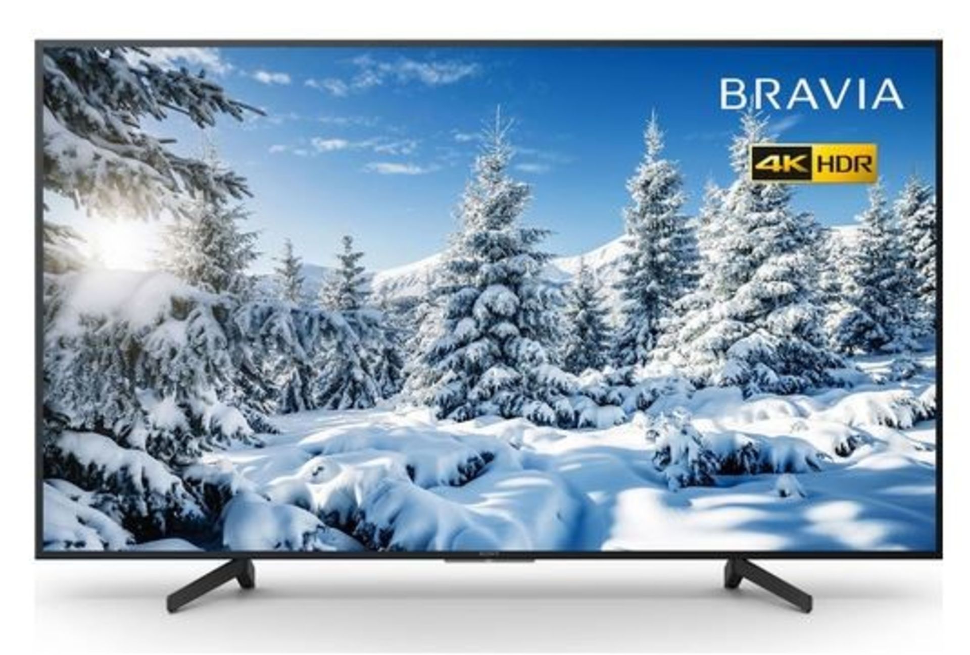 1 BOXED AND UNTESTED SONY BRAVIA 65" 4K HDR SMART TV - XG70 / SLIGHT DAMAGES TO THE SCREEN, NO POWER