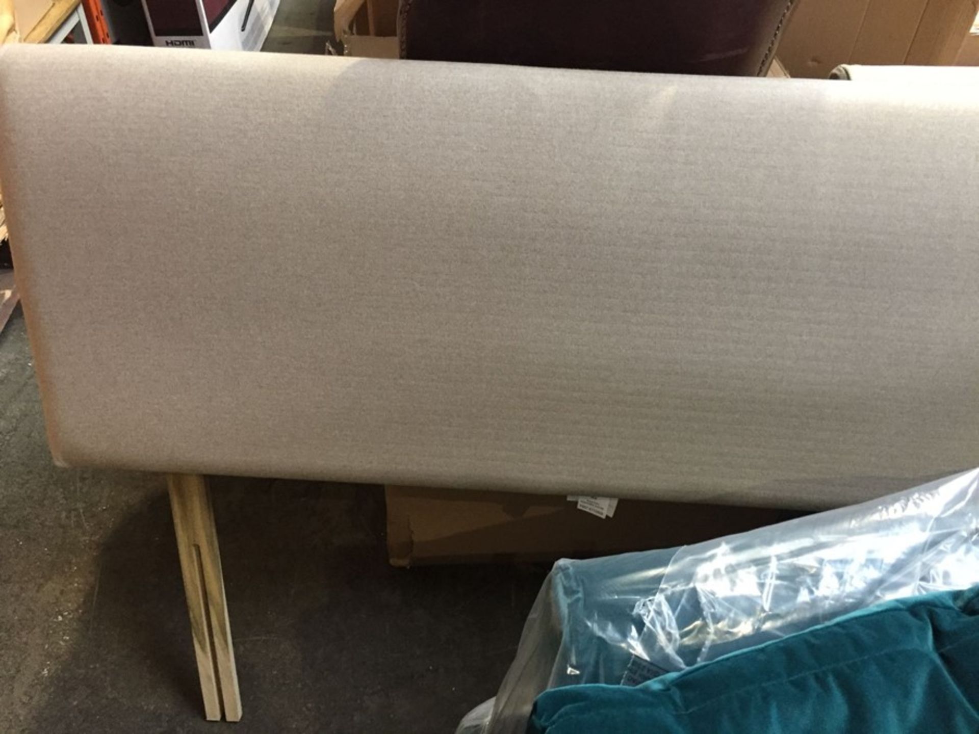 JOHNLEWIS BEDFORD 150CM HEADBOARD IN LATTE