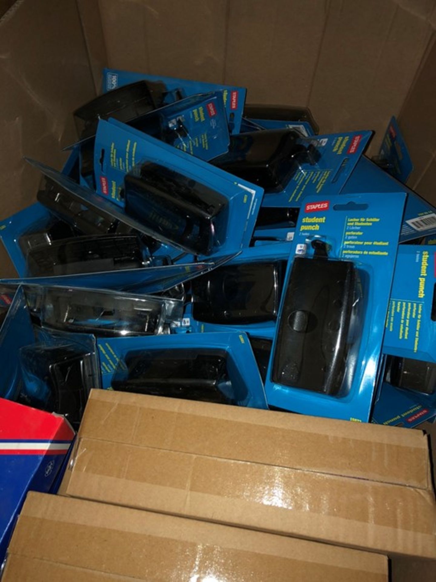 1 LOT TO CONTAIN A BOX FILLED WITH MINI 2-HOLE PUNCHES (PUBLIC VIEWING AVAILABLE)