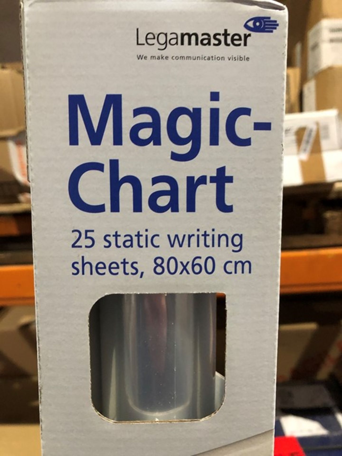 1 PACK OF OF LEGAMASTER MAGIC CHART STATIC WRITING SHEETS - 25 SHEETS PER PACK (PUBLIC VIEWING