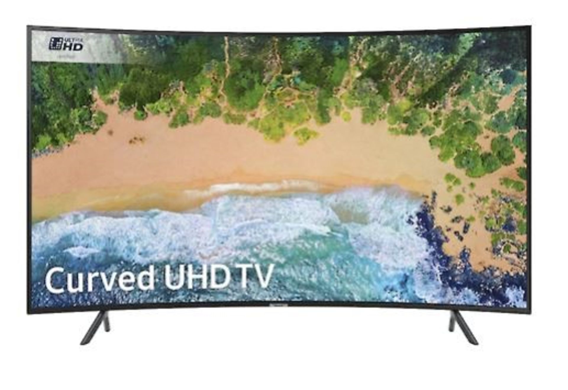 1 BOXED AND UNTESTED SAMSUNG 49" SERIES 7 CURVED SMART LED HD TV - NU7300 / PICTURE AS REFERENCE