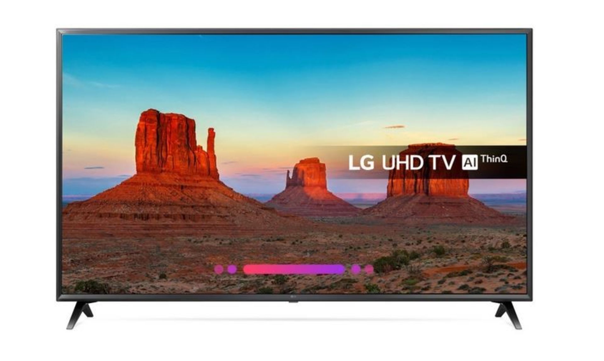 1 BOXED AND UNTESTED LG 55" LED TV - 55UK63 / PICTURE AS REFERNCE ONLY / RRP £499.99 (PUBLIC VIEWING